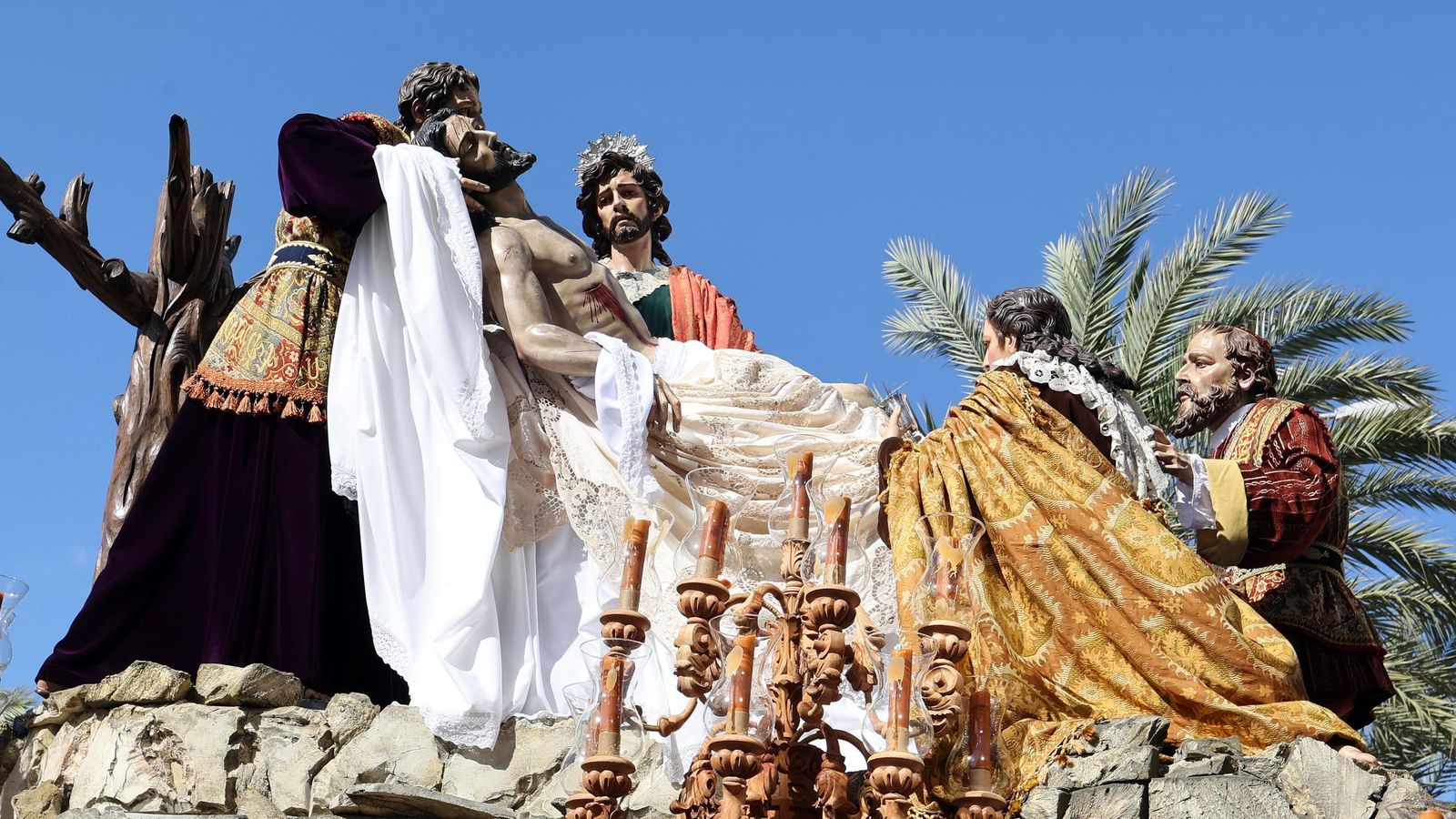 El conjunto de la Sagrada Mortaja.