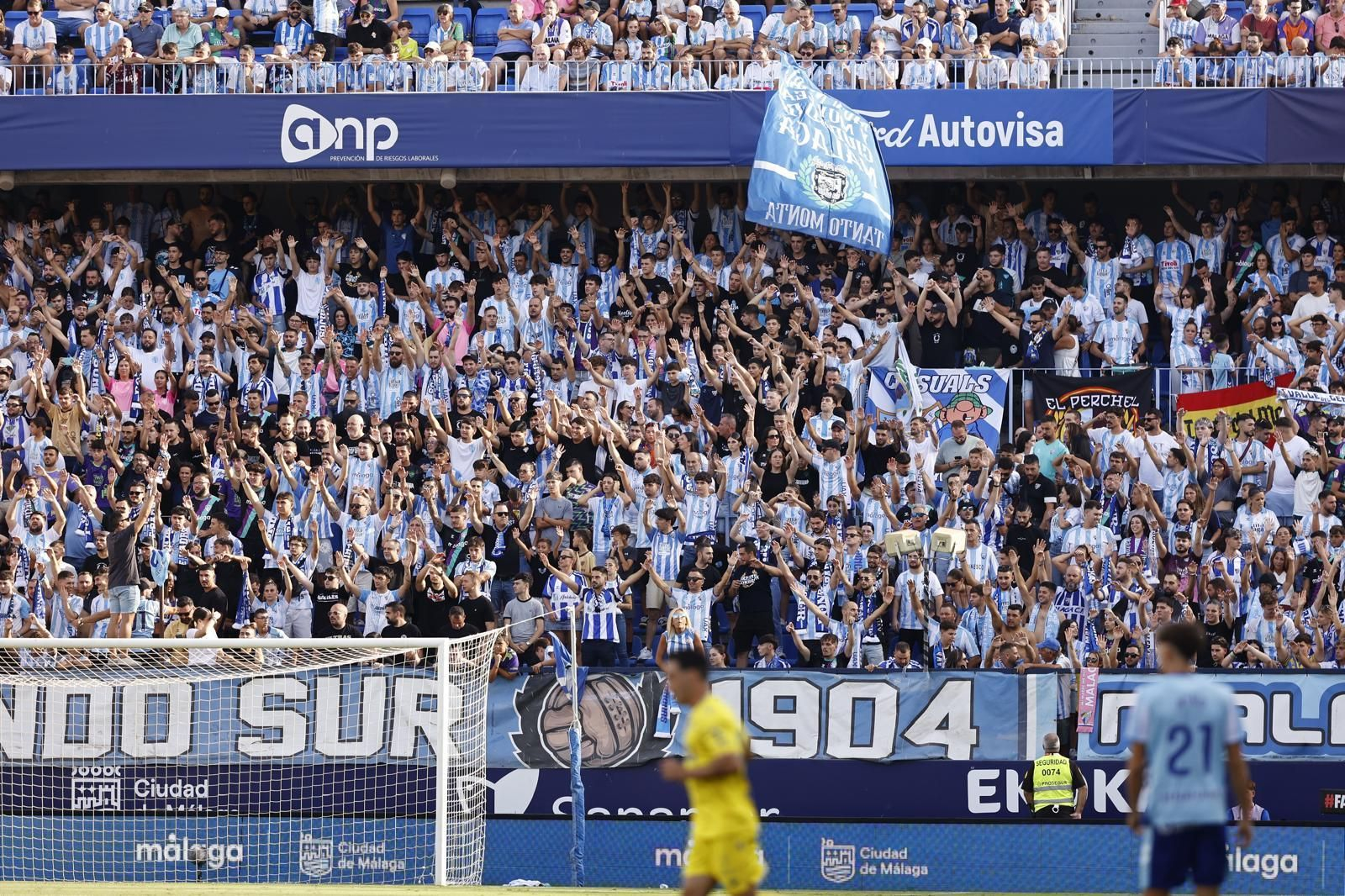 Fondo Sur 1904 durante el Málaga CF-Cádiz