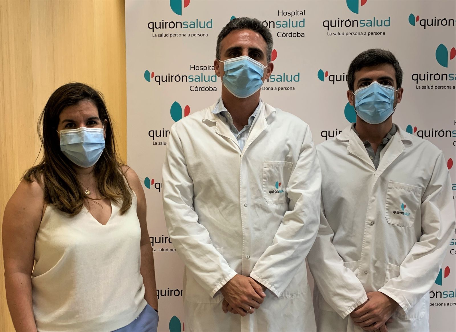 Mónica Rodríguez, Rafael González de Caldas y Pablo Barrios.