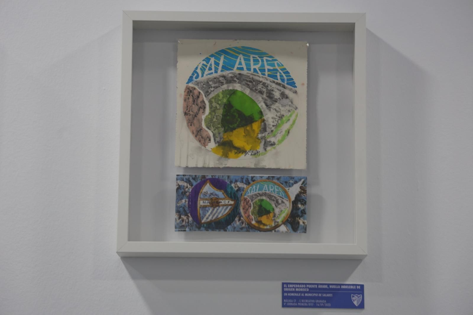 Brazaletes obras de arte del Málaga CF para la provincia