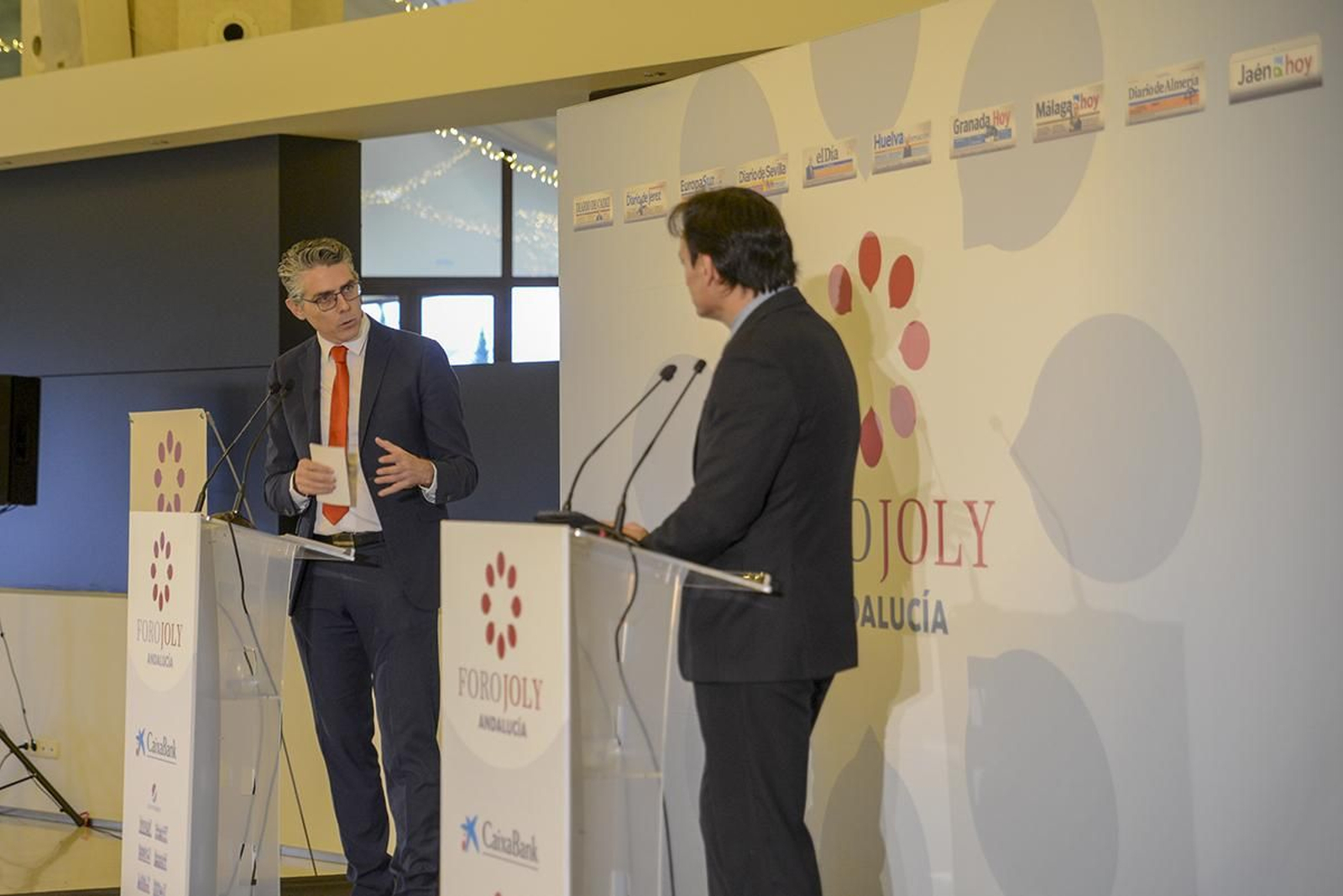 En imágenes: así ha sido el desayuno informativo de Jaén Hoy con el alcalde, Agustín González