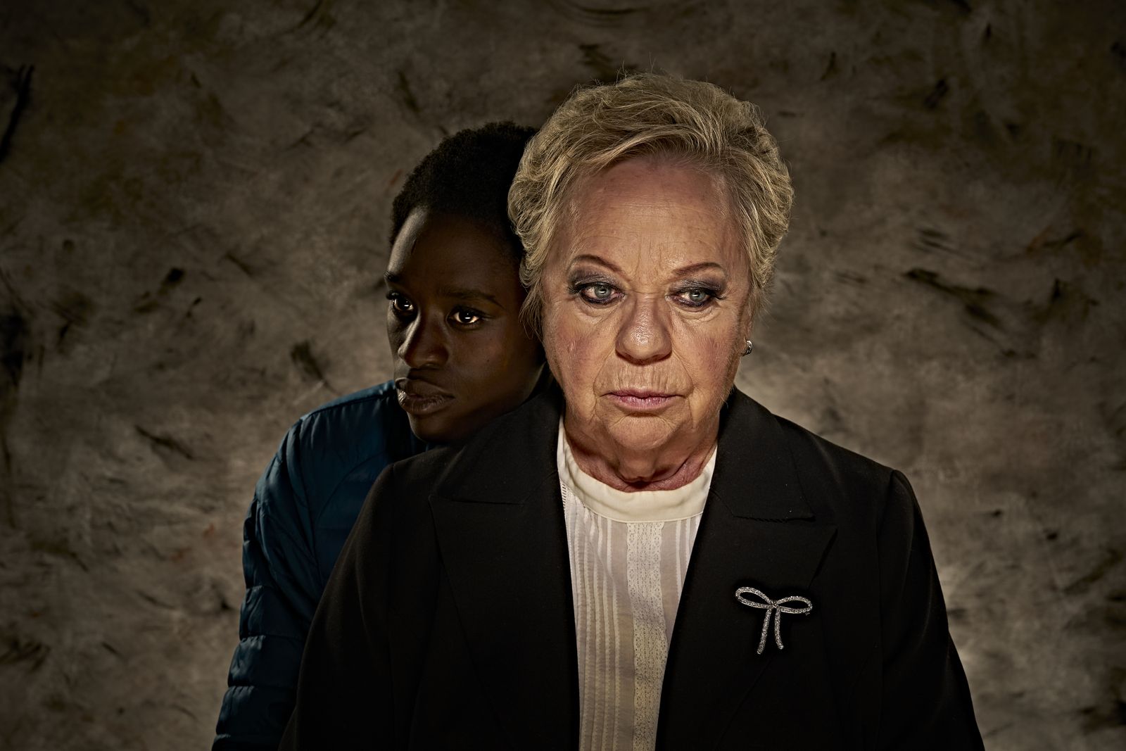 La vieja y la nueva y esperanzadora generación de la familia Gondra.