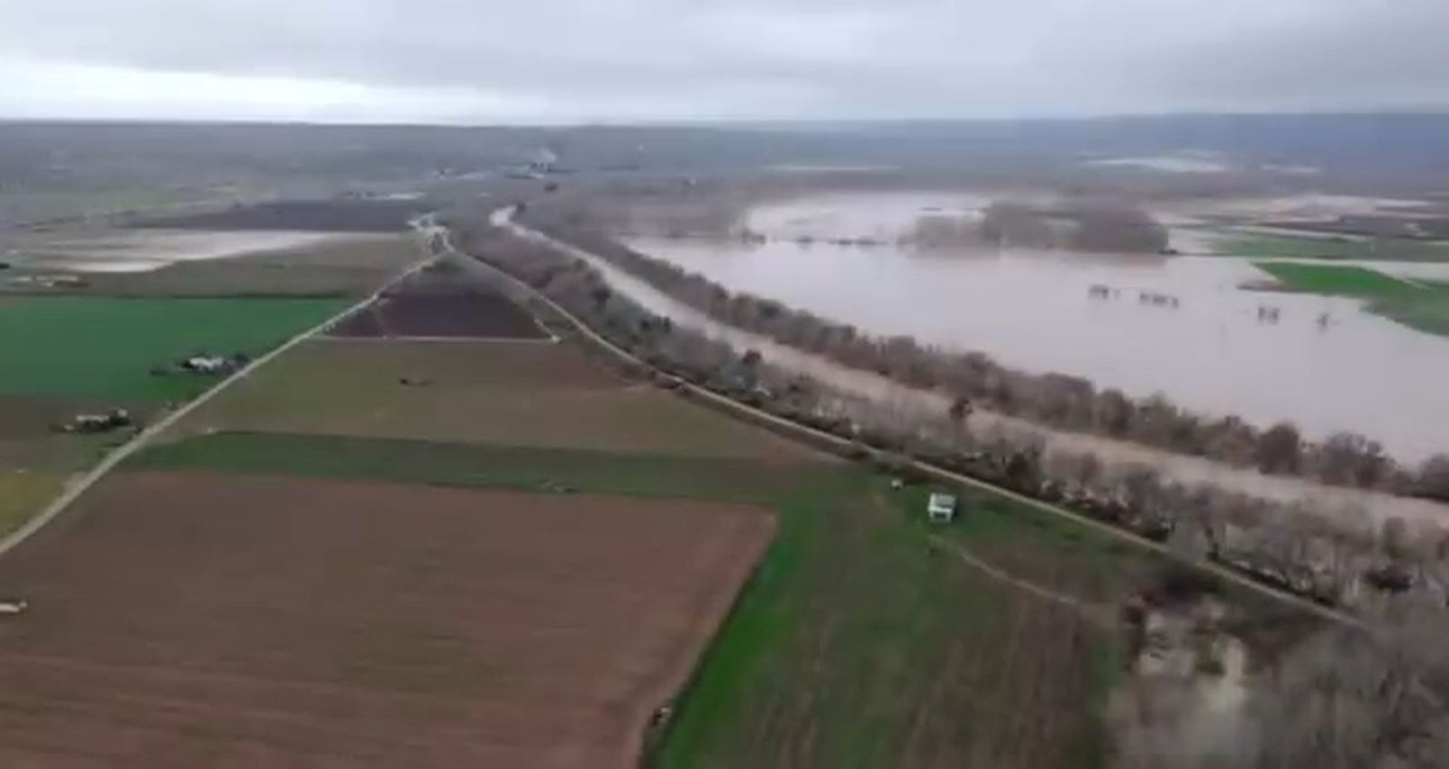 Efectos de la borrasca Leonardo en el término de Andújar