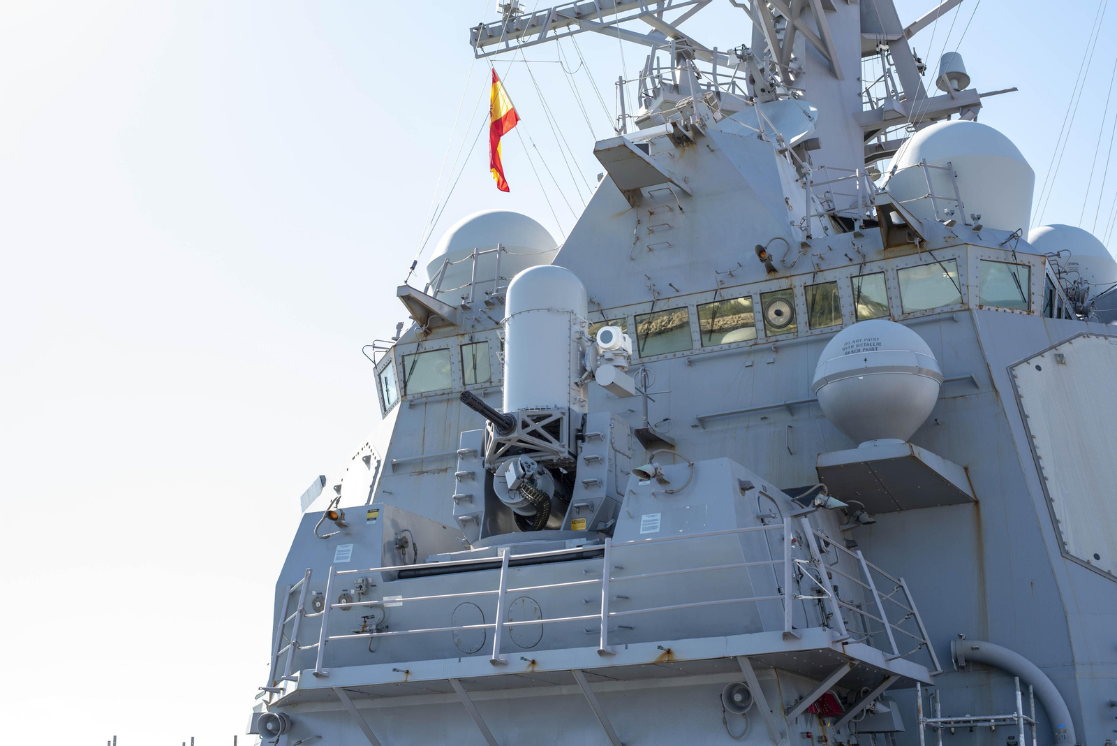 Las imágenes del 'USS Paul Ignatius', el nuevo buque del escudo antimisiles que ya está en la Base de Rota