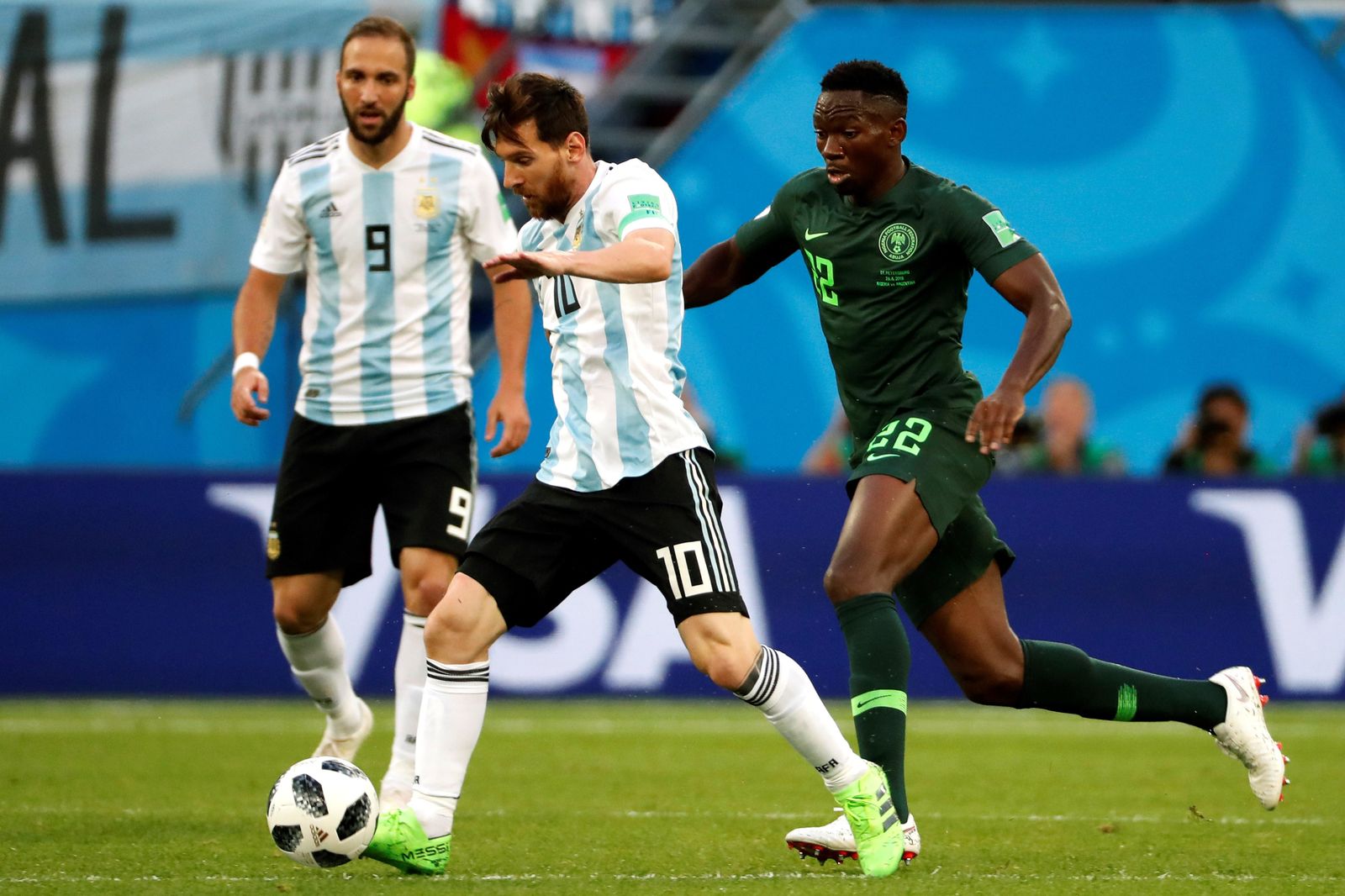 Las imágenes del Nigeria-Argentina