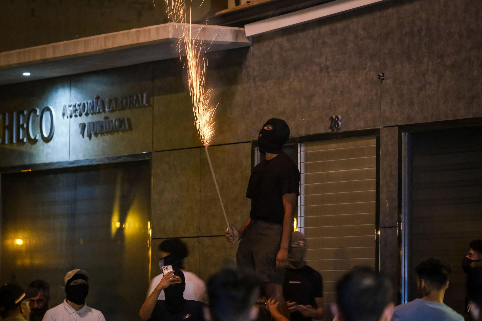 Imagen de los incidentes en Torre Pacheco.