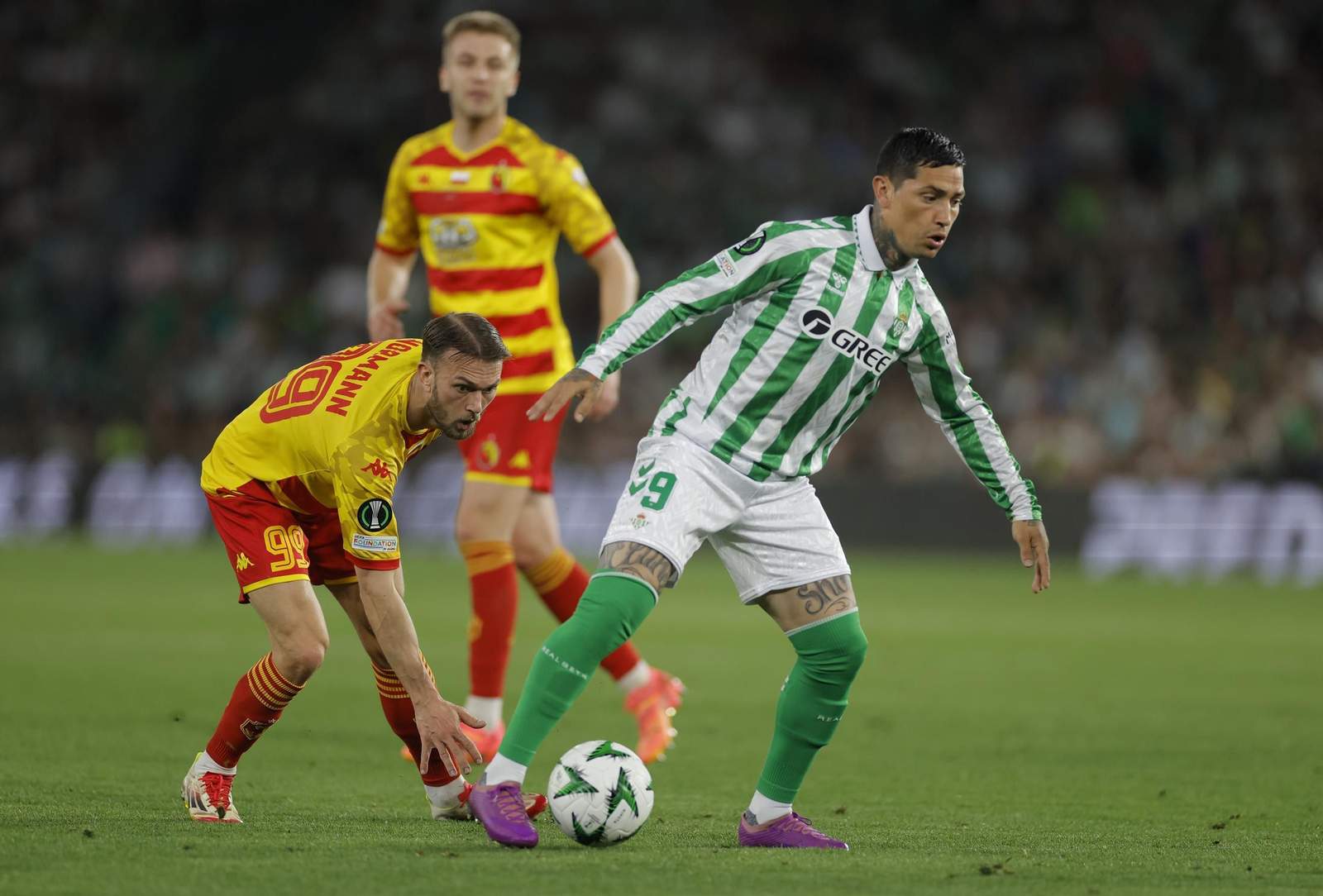 Las fotos del Betis - Jagiellonia