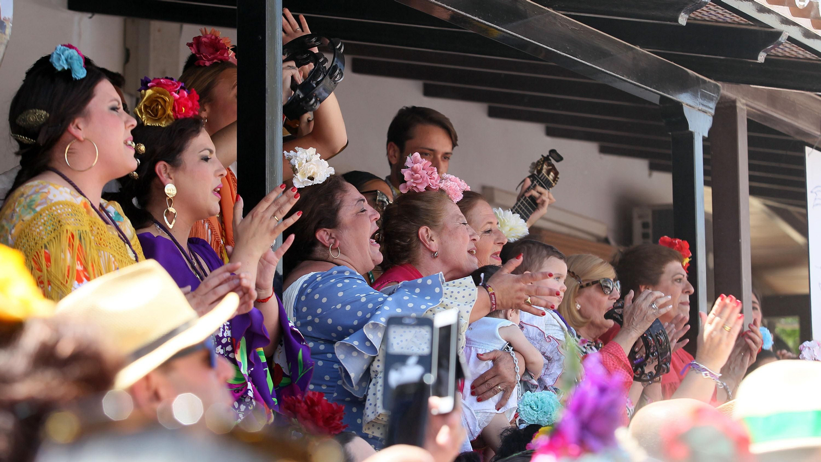 Imágenes de pasadas romerías de la Hdad de Jerez al Rocío