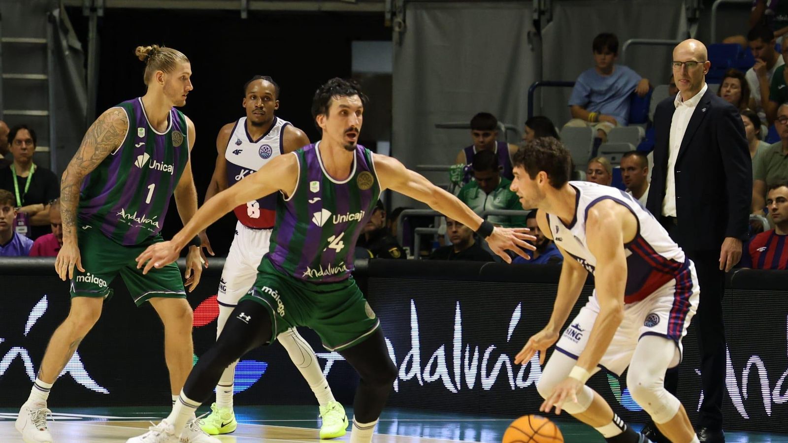 Las mejores fotos del Unicaja-King Szczecin de la BCL