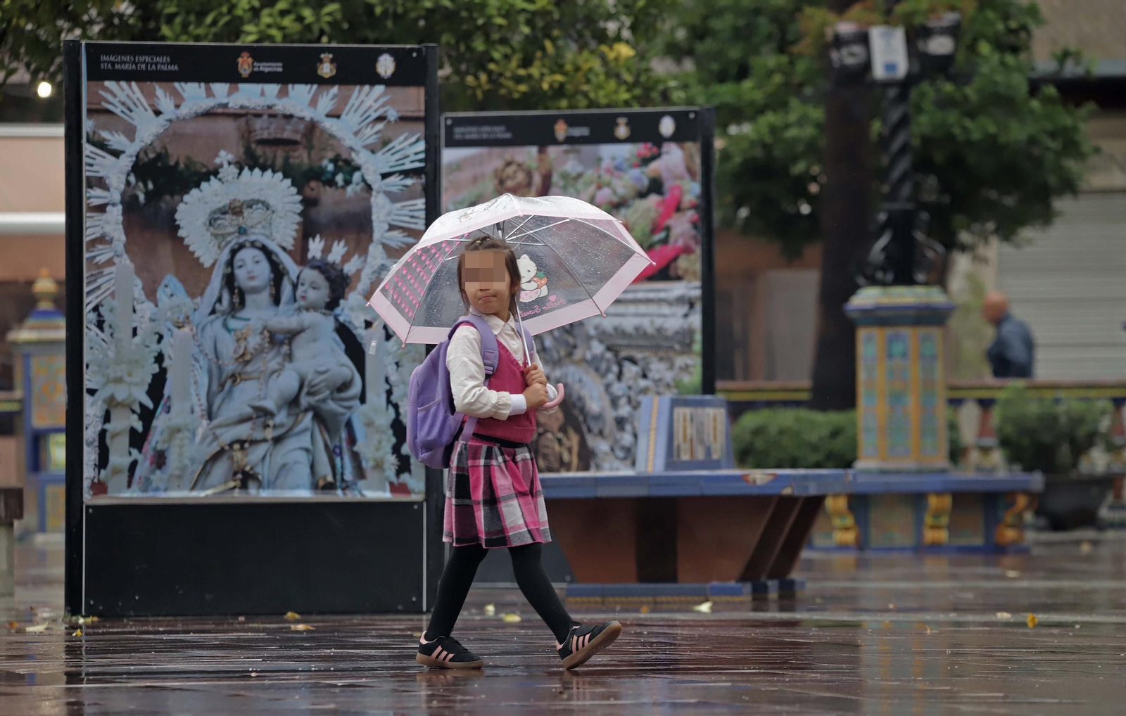 Fotos de la lluvia provocada por la borrasca atlántica en Algeciras