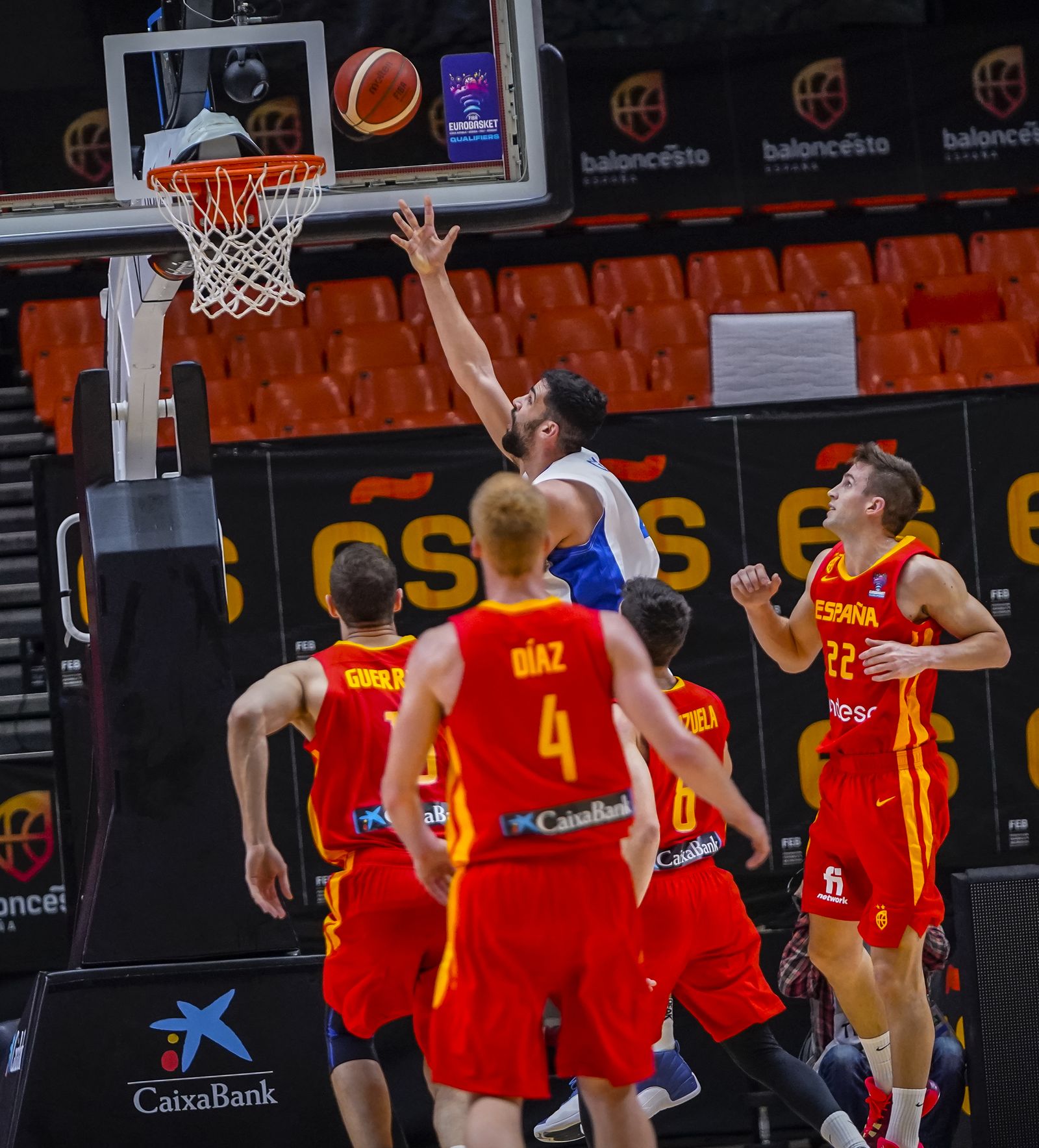 Las fotos de los jugadores del Unicaja en el Israel-España