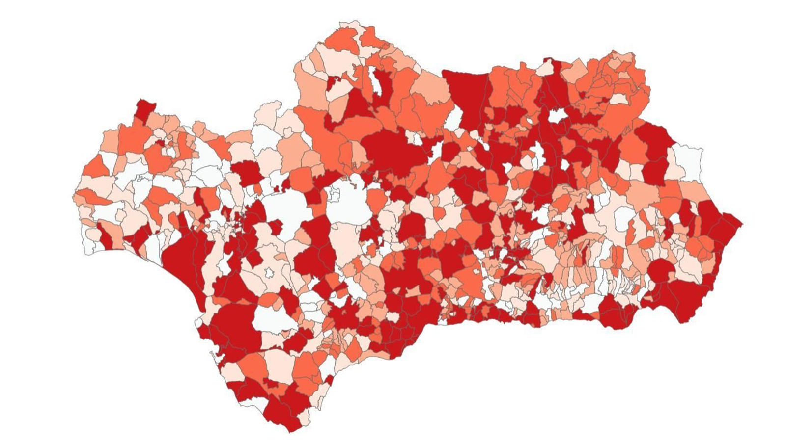 El mapa de los salarios de los alcaldes en cada municipio de Andalucía