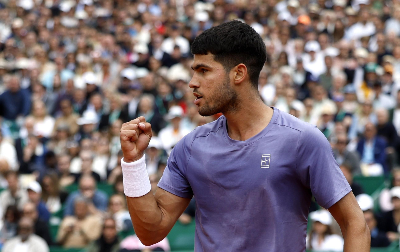 Las fotos del Davidovich-Alcaraz del Masters 1000 de Montecarlo
