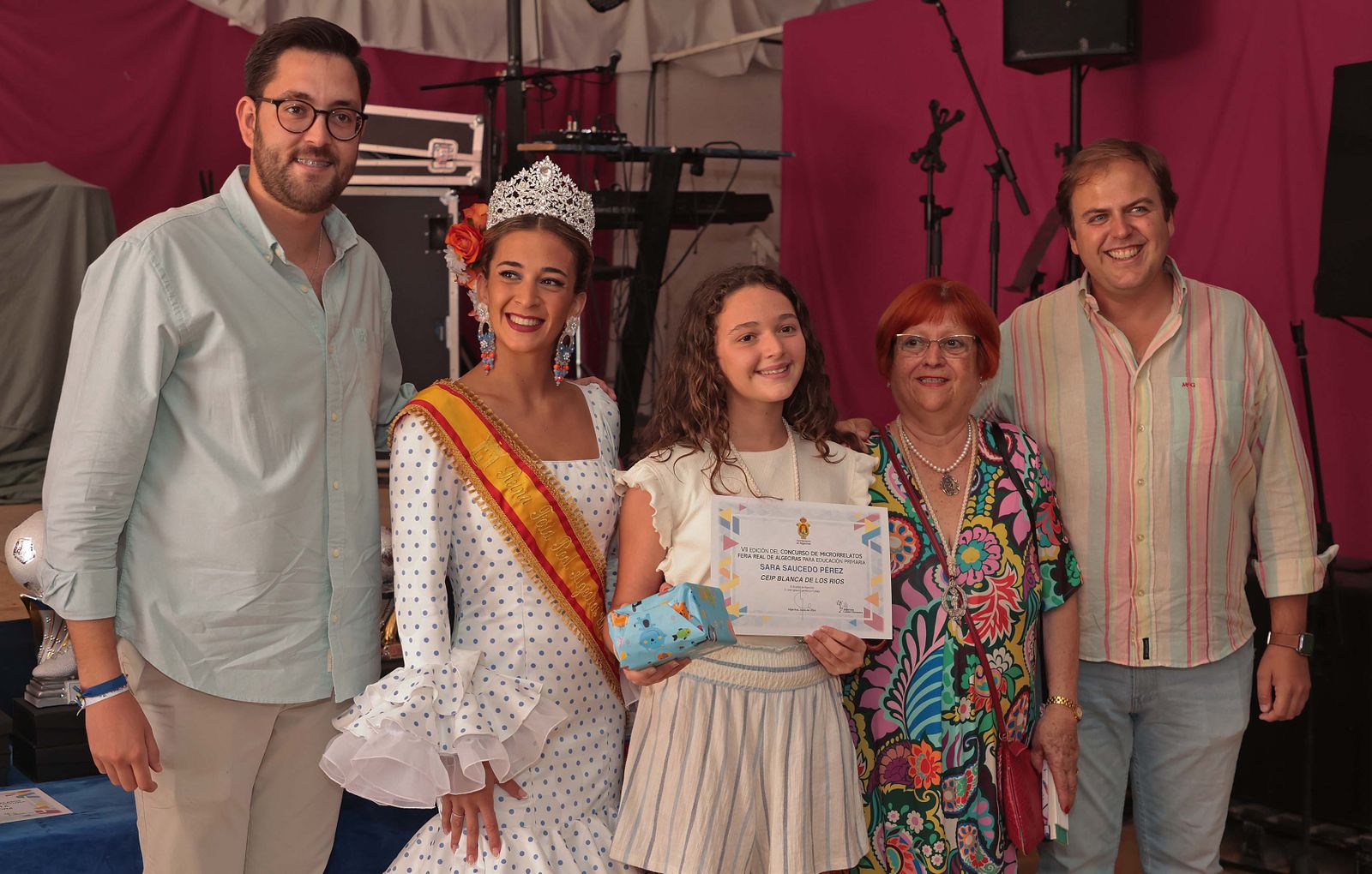 Fotos de los actos de entrega de premios en la caseta municipal de la Feria Real de Algeciras 2024