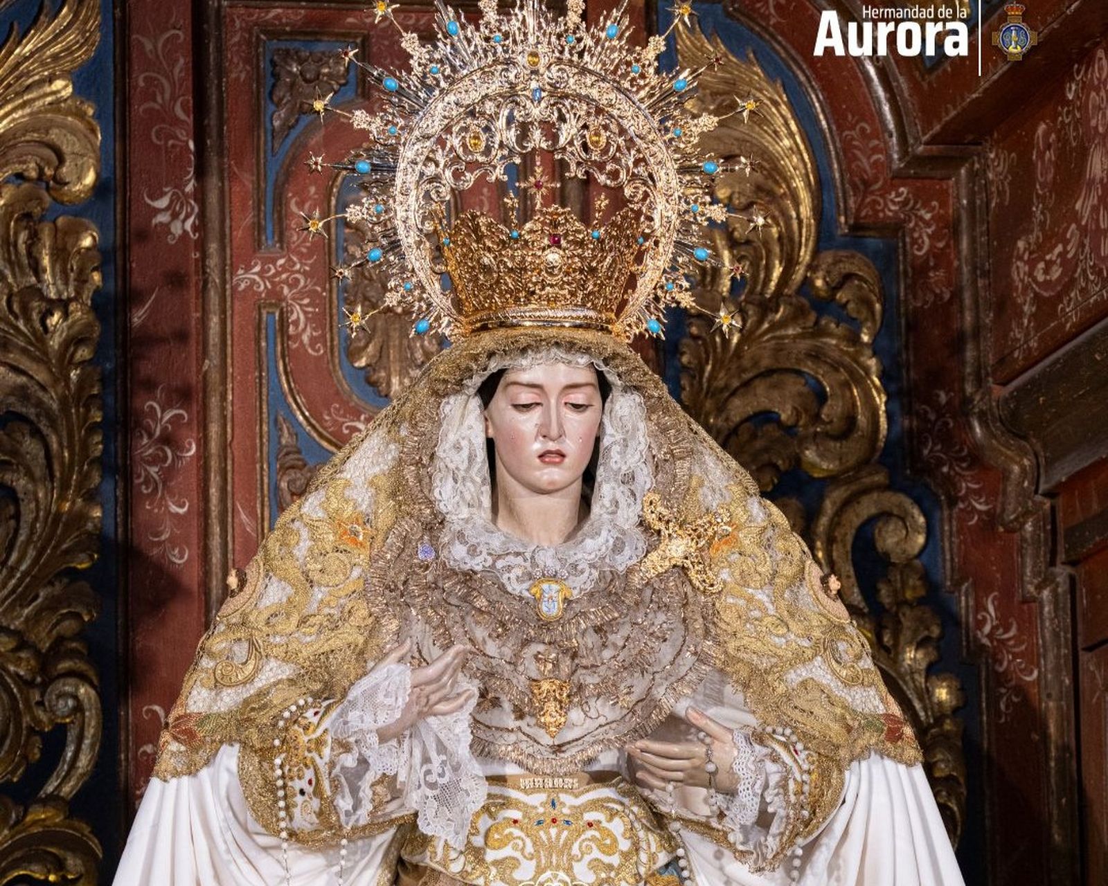 María Santísima de la Aurora Coronada, Candelaria 2025.jpg