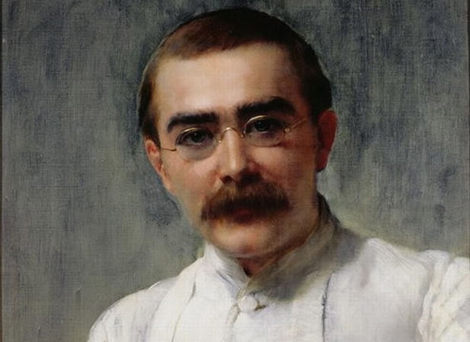 Rudyard Kipling (Bombay, 1865-Londres, 1936) retratado por John Collier en 1891.