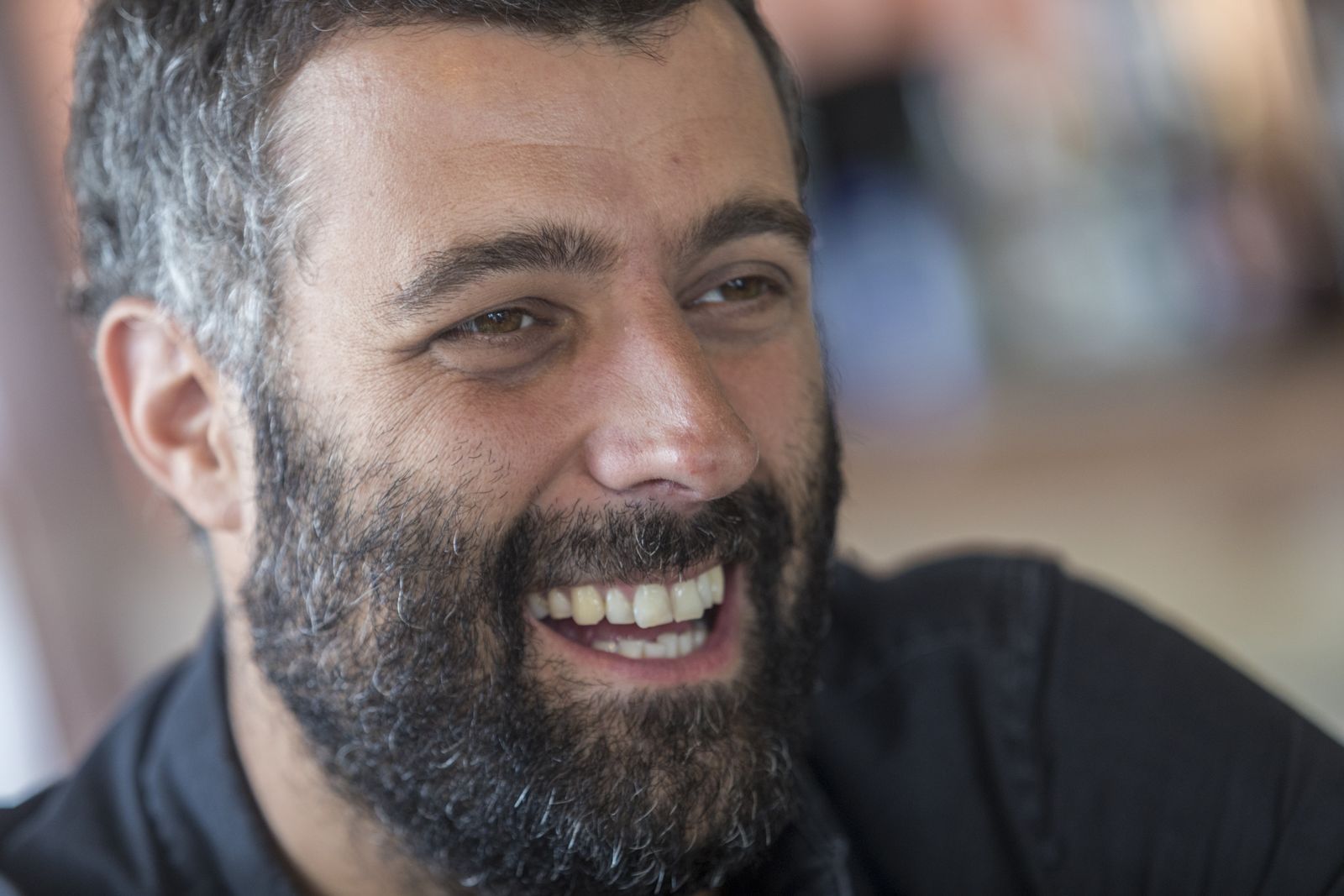 Nacho Carretero, durante la entrevista.