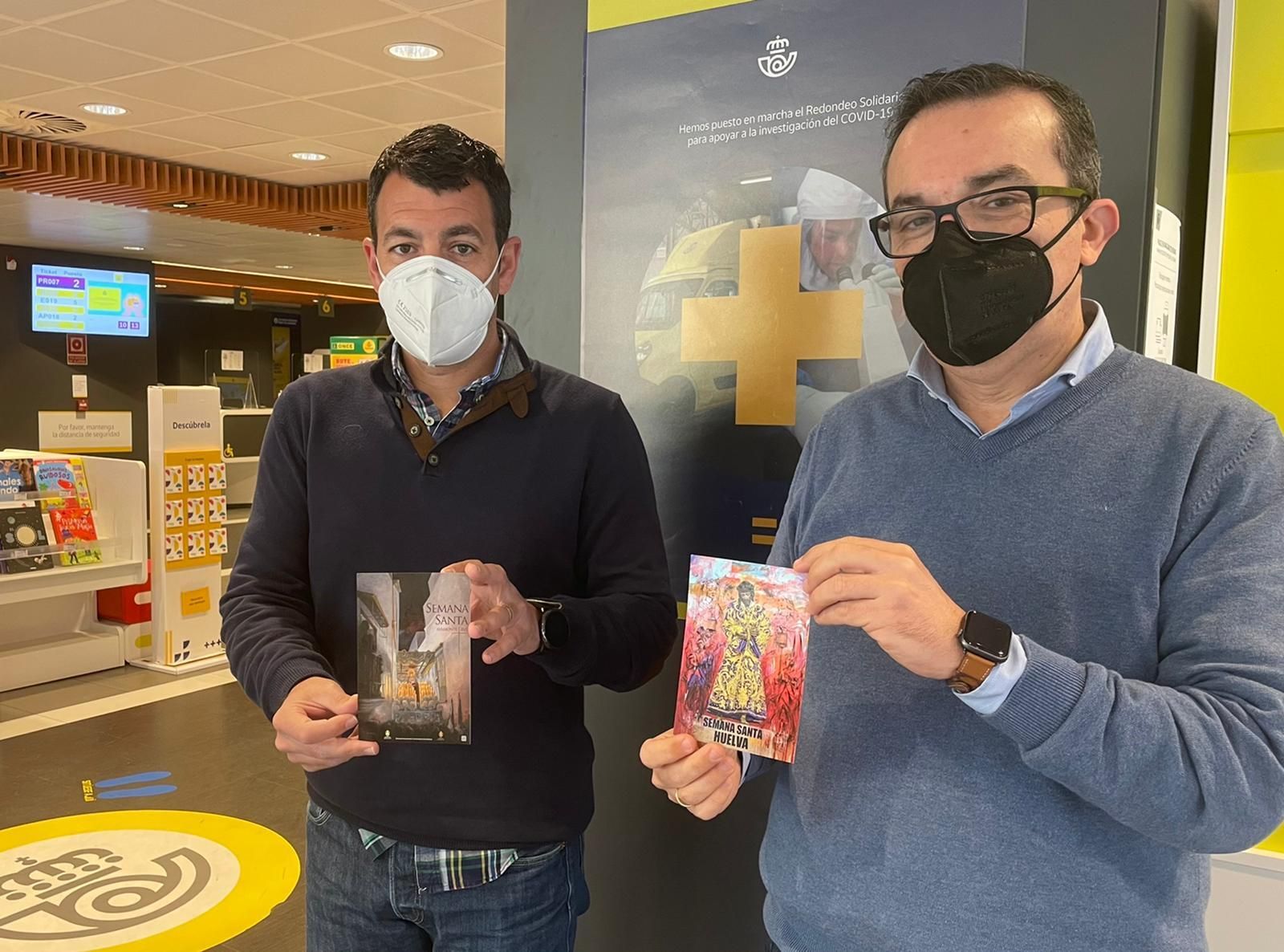 La Semana Santa de Huelva y de Ayamonte, protagonistas en Correos.