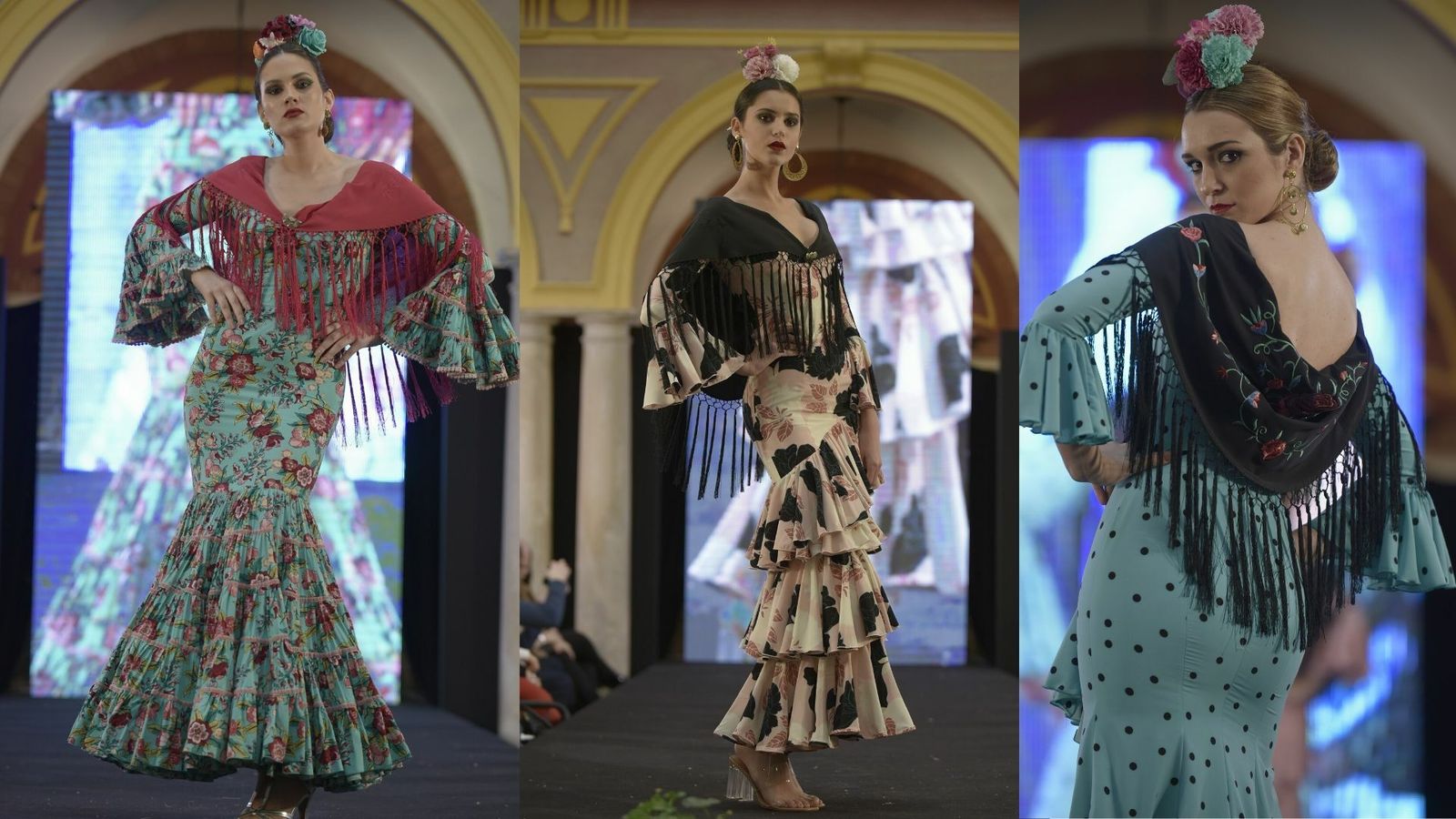 Desfile de Micaela Villa en Huelva Flamenca 2020 / FOTO: ALEJANDRO DELGADO