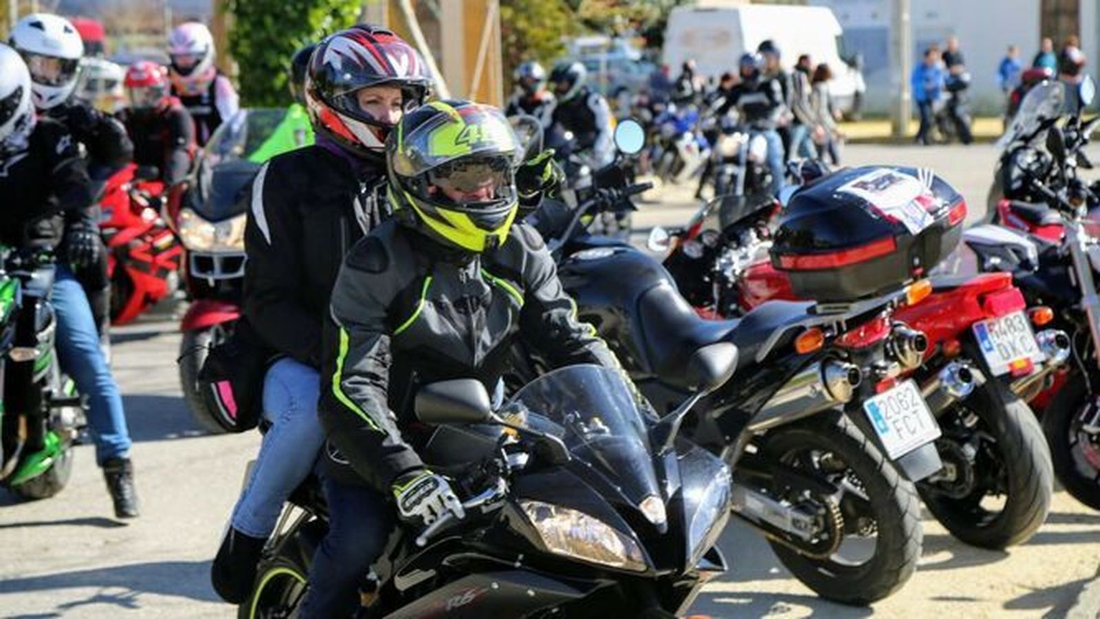 La Concentración Invernal ‘Villa de Rota’ reúne cada año a miles de moteros.