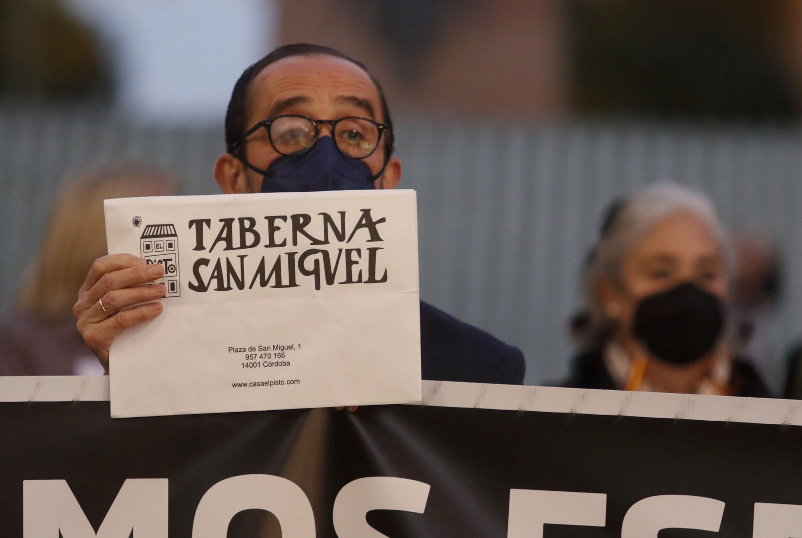 La manifestación de los comerciantes del Centro de Córdoba en fotografías
