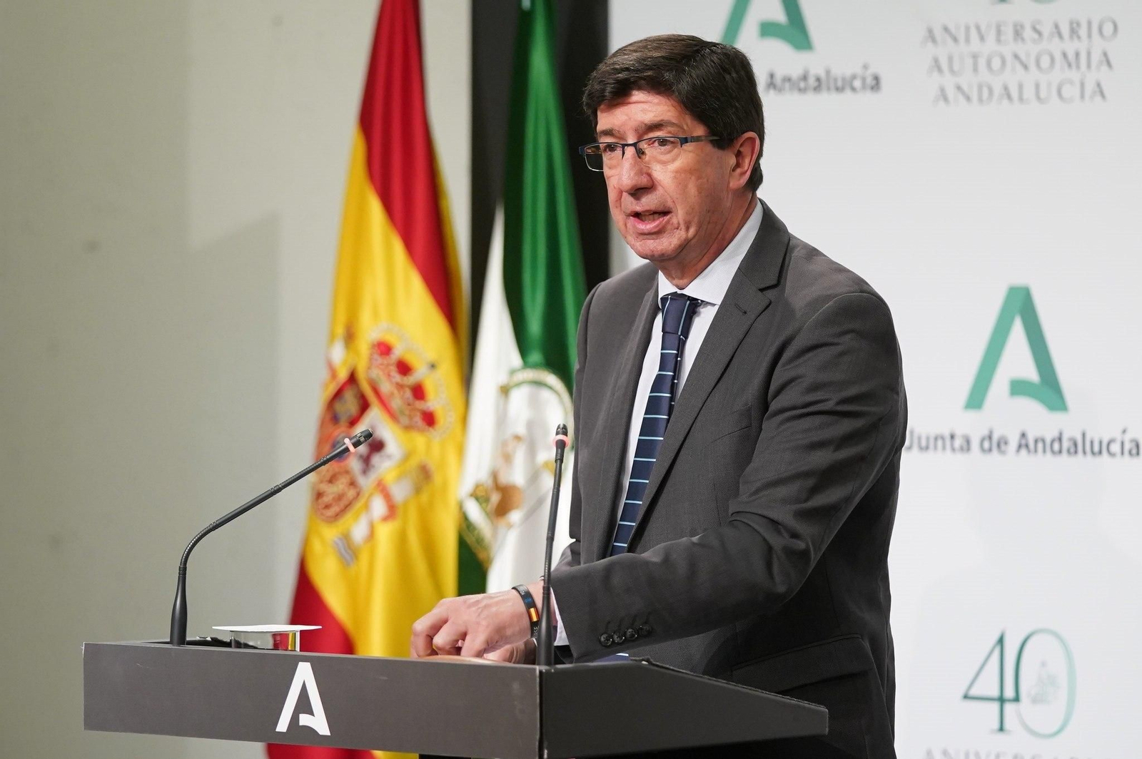 El vicepresidente de la Junta, Juan Marín.