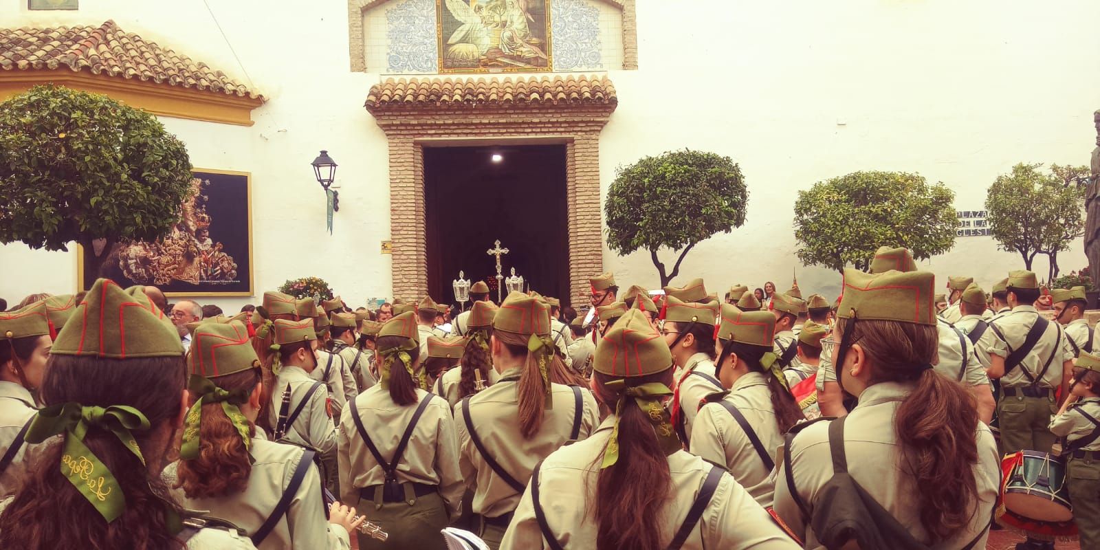 La amenaza de lluvia desluce el Domingo de Resurrección en Marbella