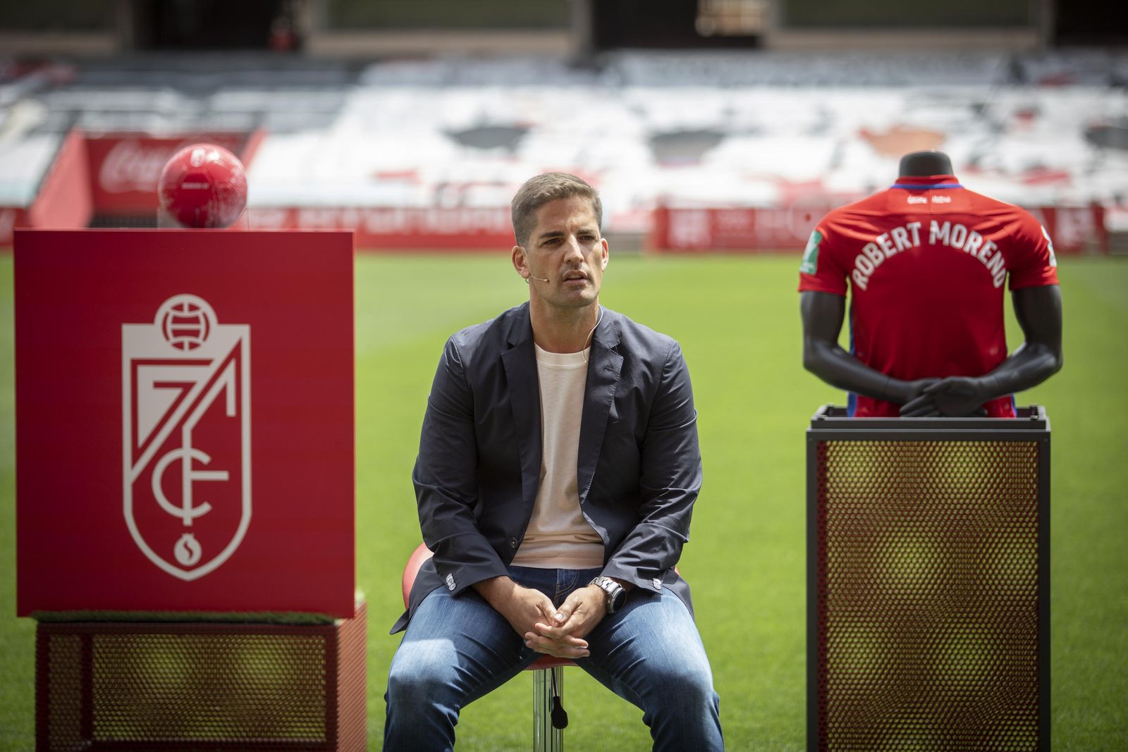 Robert Moreno, entrenador del Granada.