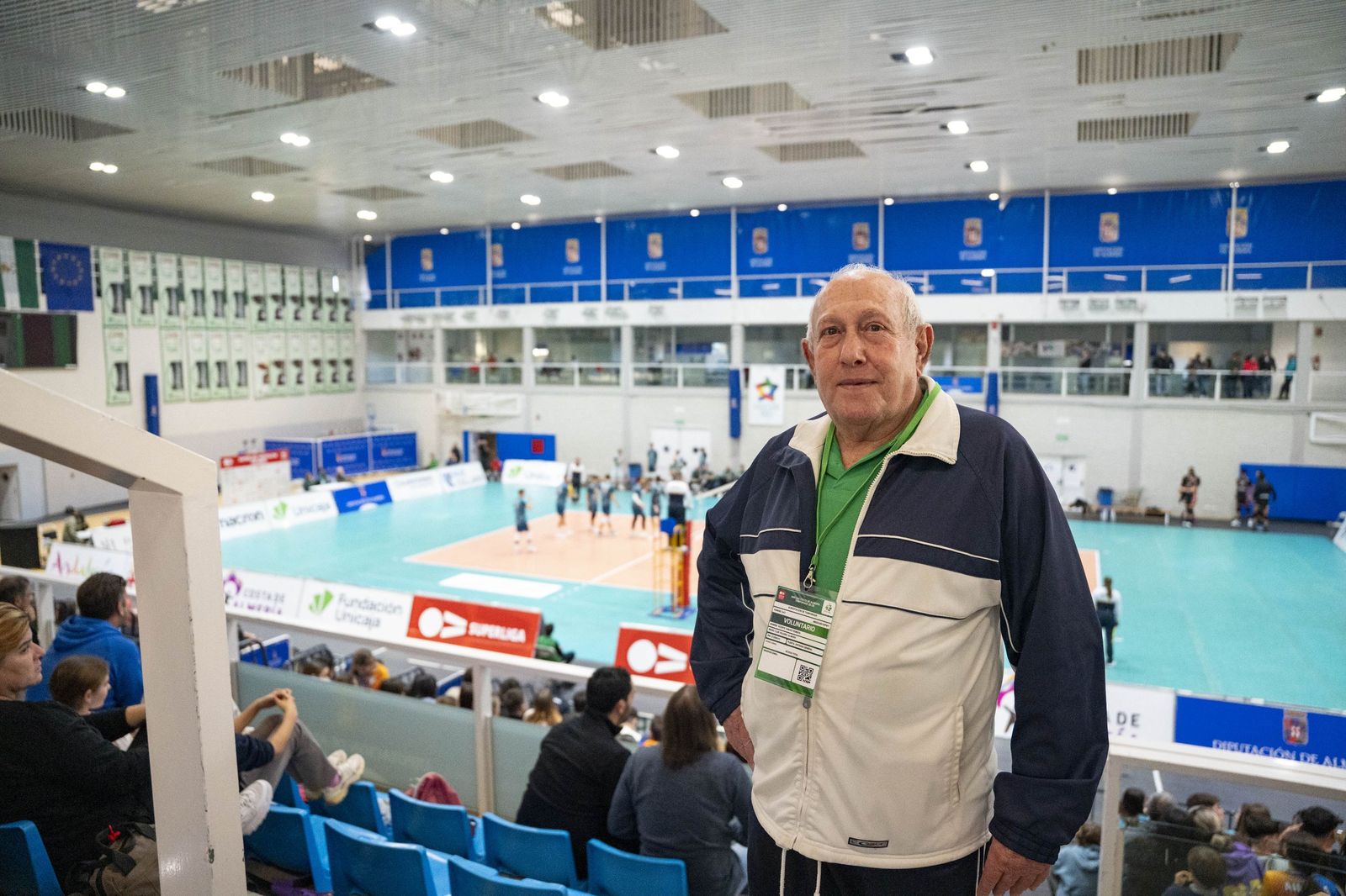 Las imágenes del partido entre Unicaja Costa de Almería y Pamesa Teruel de Superliga de voleibol