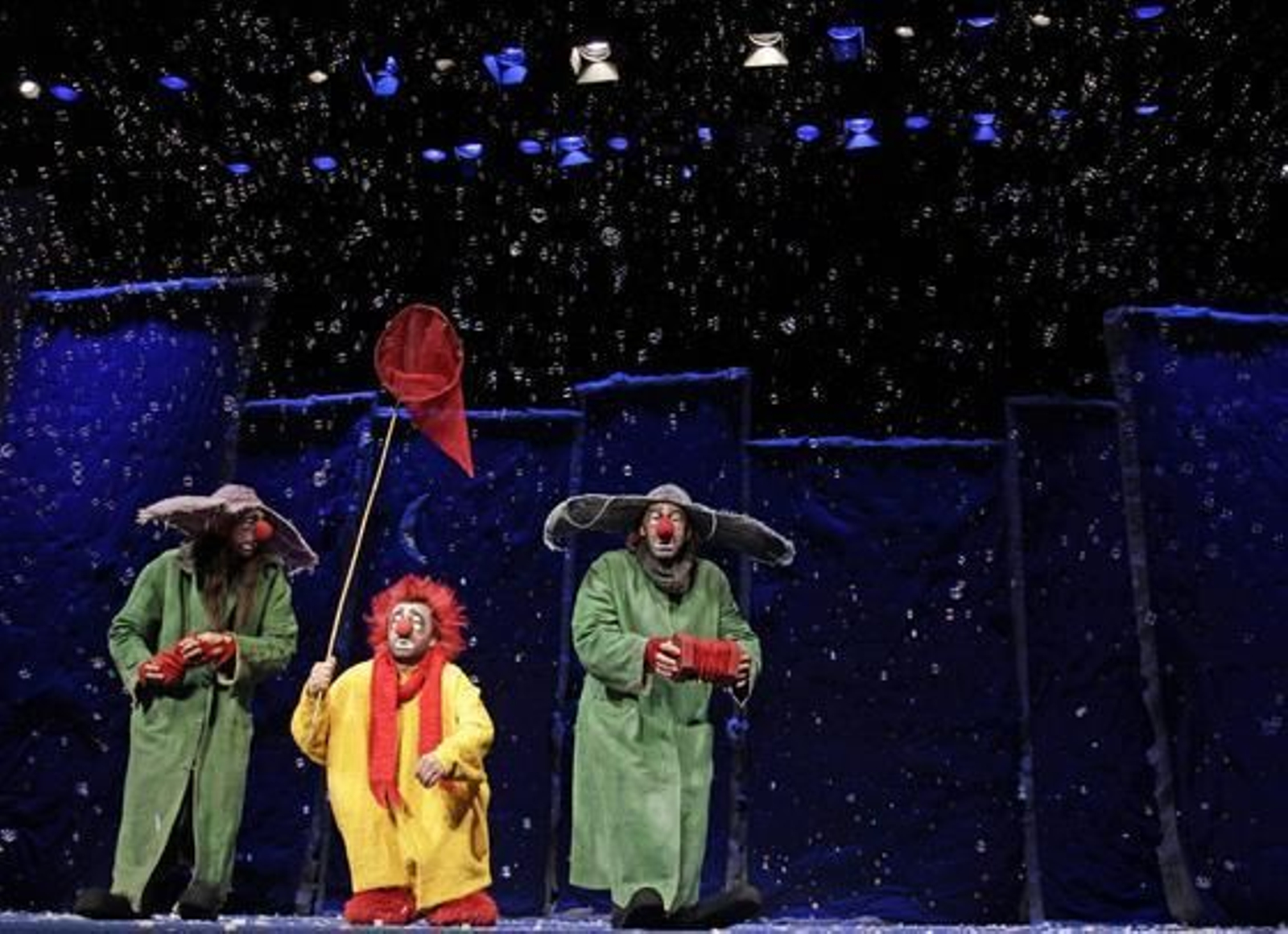 Una imagen de 'Slava's Snowshow', de la compañía de Slava Polunin. / Antonio Pizarro