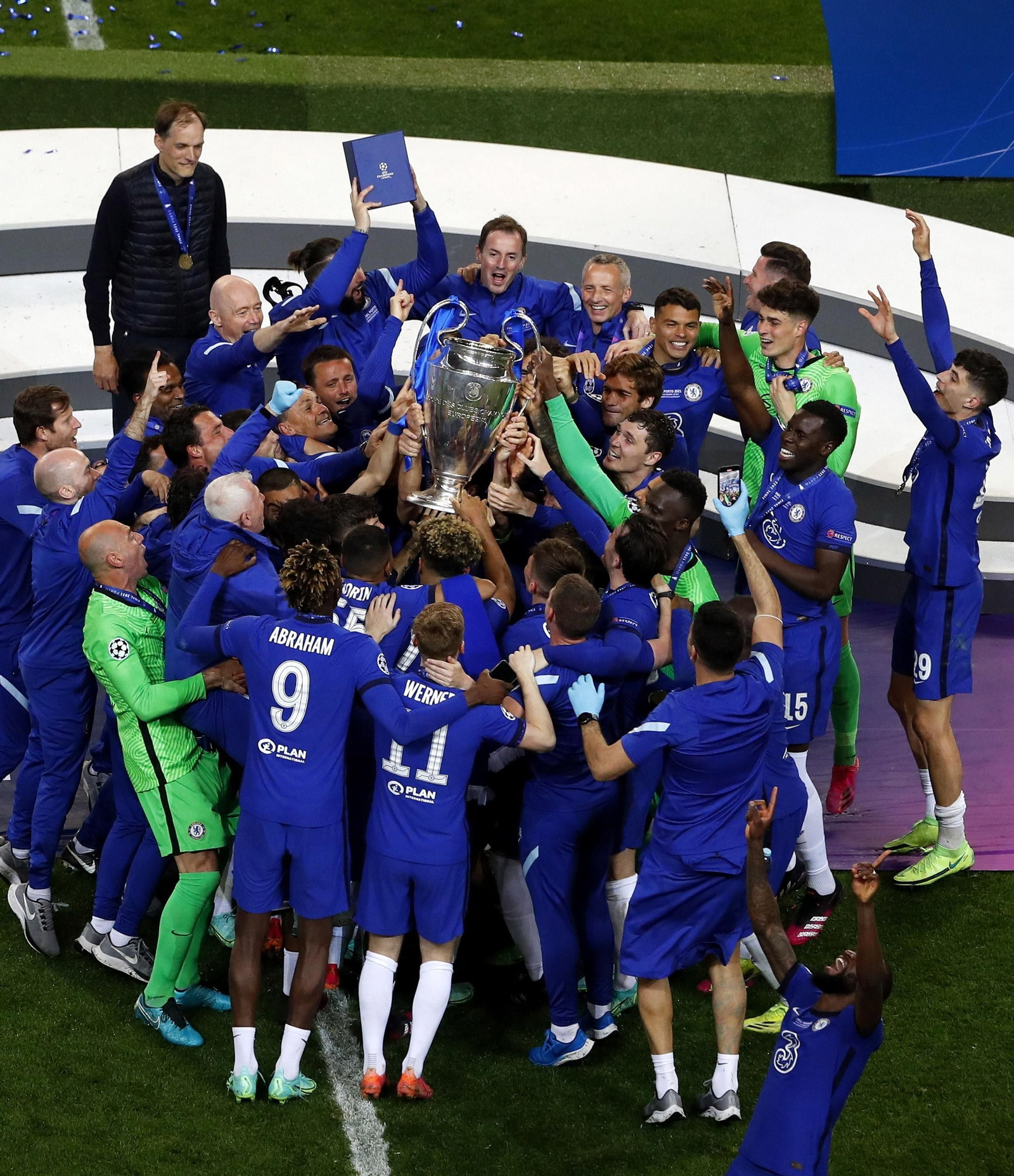 La final de la Champions entre el Manchester City y el Chelsea, en imágenes