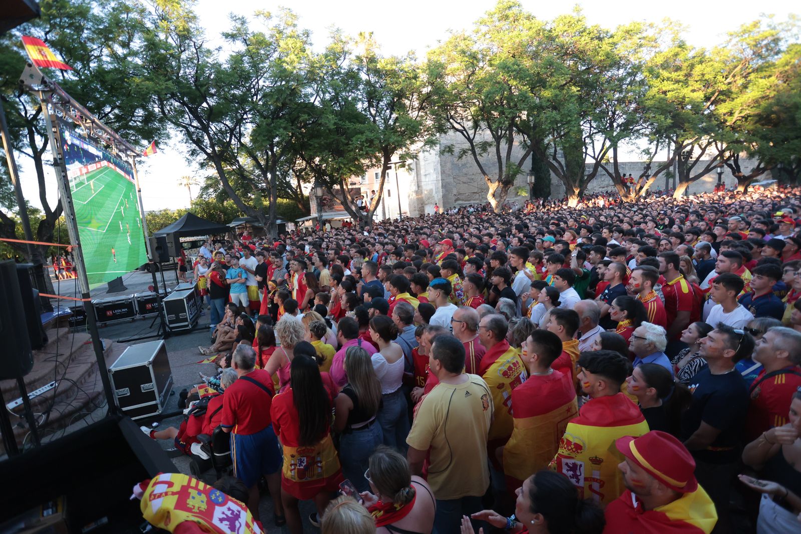 Jerez con la Selección Española, en imágenes