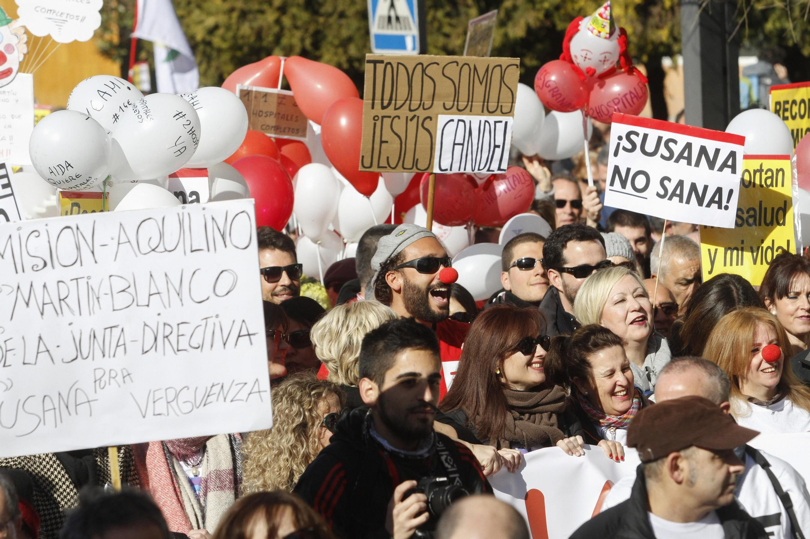 La marea blanca, en Granada