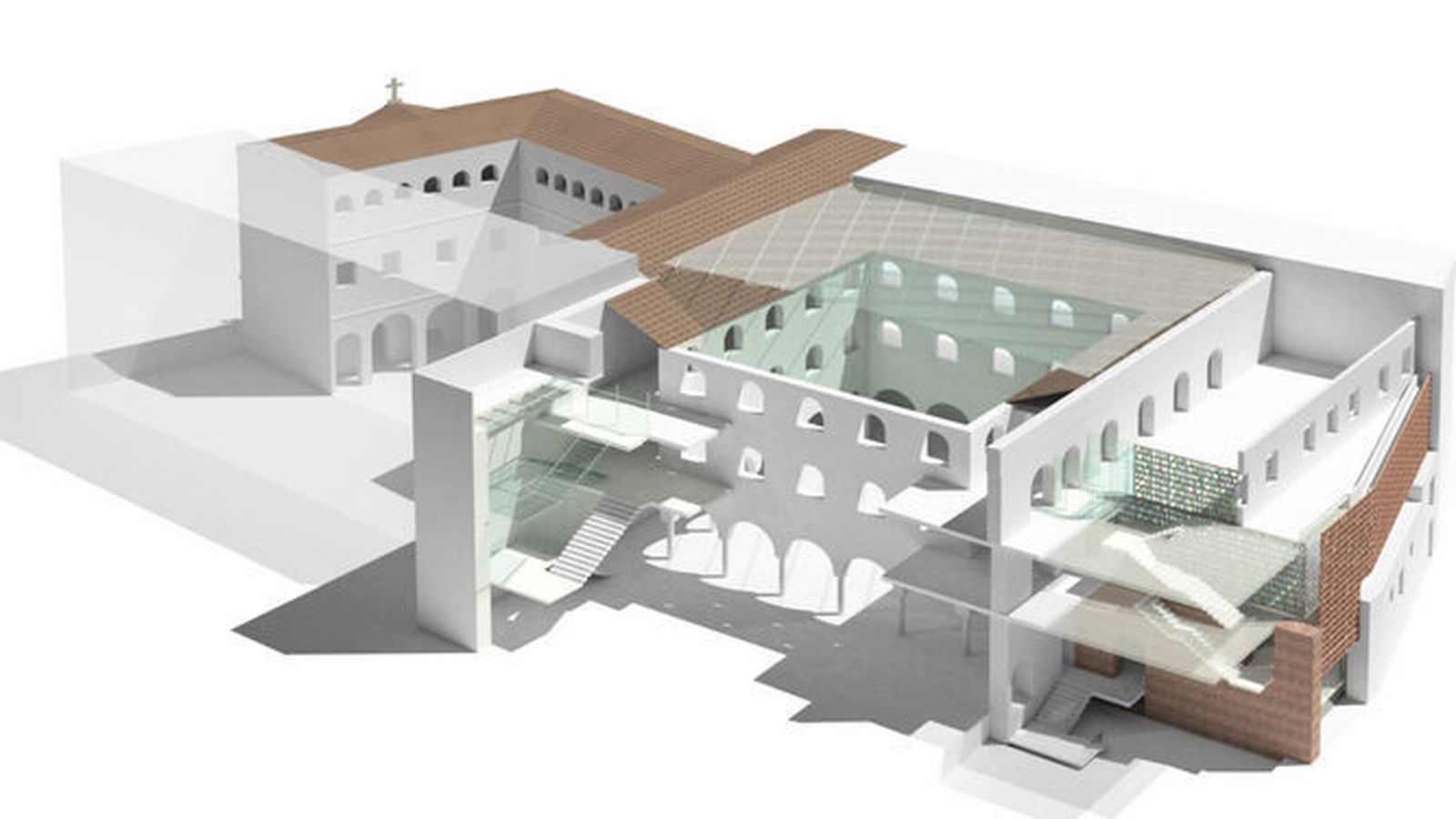 Infografía del proyecto de rehabilitación de San Agustín.
