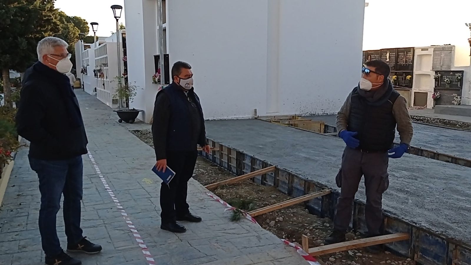 Comienzan los trabajos para ampliar el cementerio de Huércal con cerca de un centenar de nuevos nichos