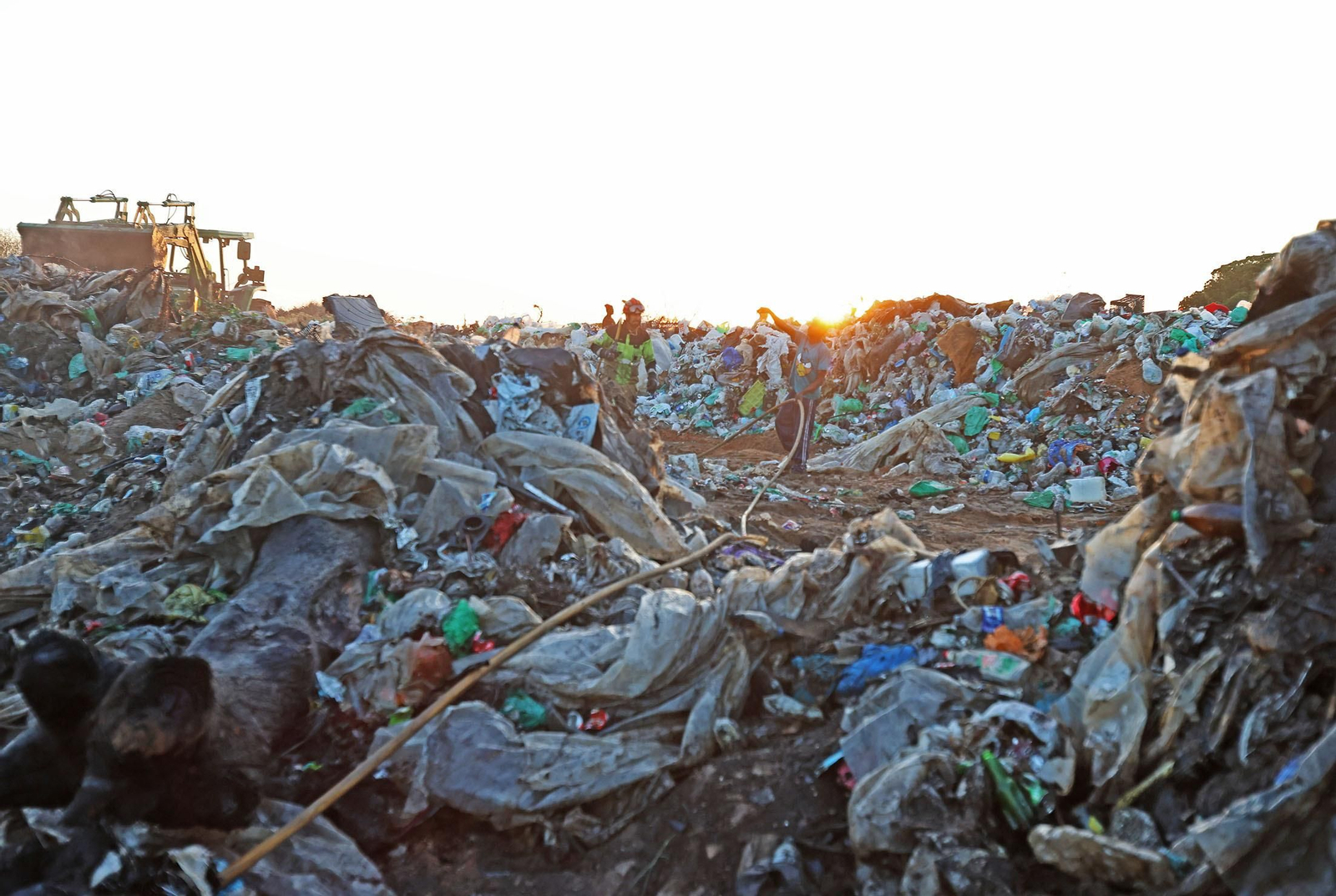 Las imágenes del incendio en un asentamiento en Lucena del Puerto