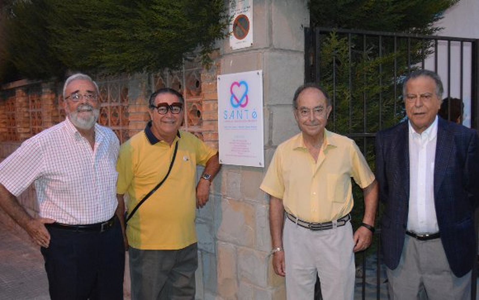 Fernando Rodríguez Murillo con Javier, Alejandro y Fernando Delgado Lallemand.

Foto: Ignacio Casas de Ciria