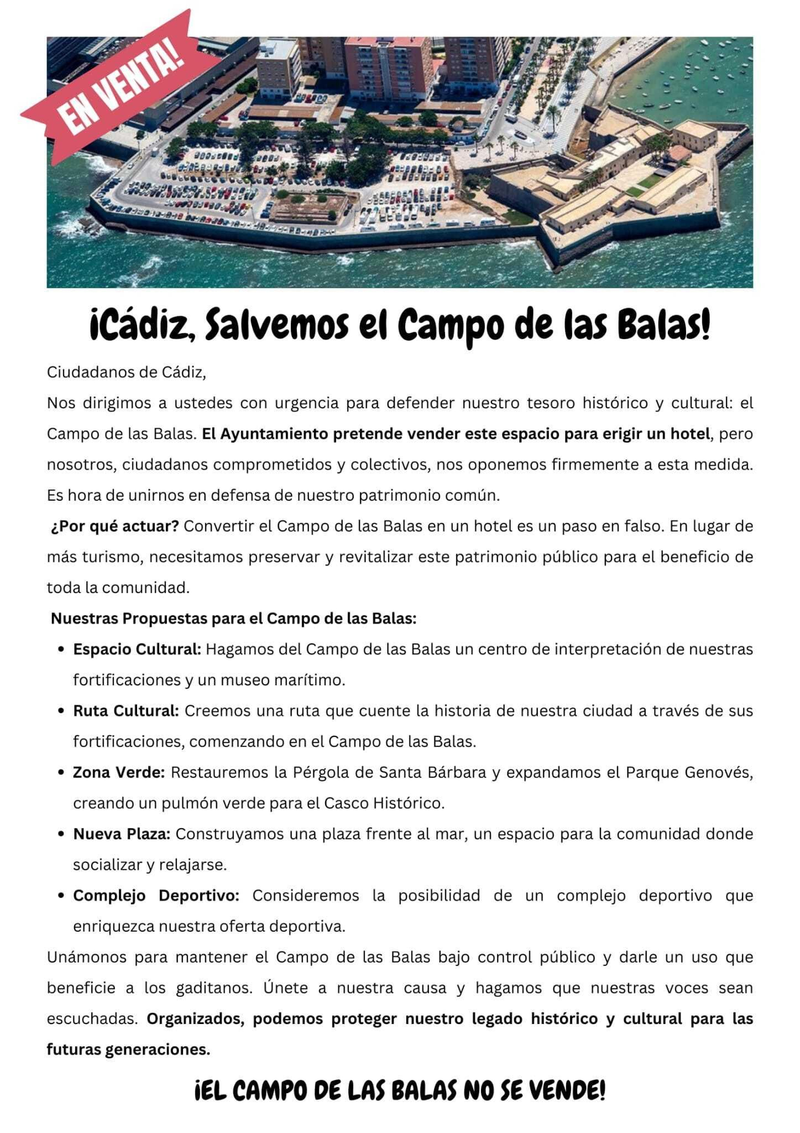 Llamamiento a la ciudadanía a participar en la concentración.