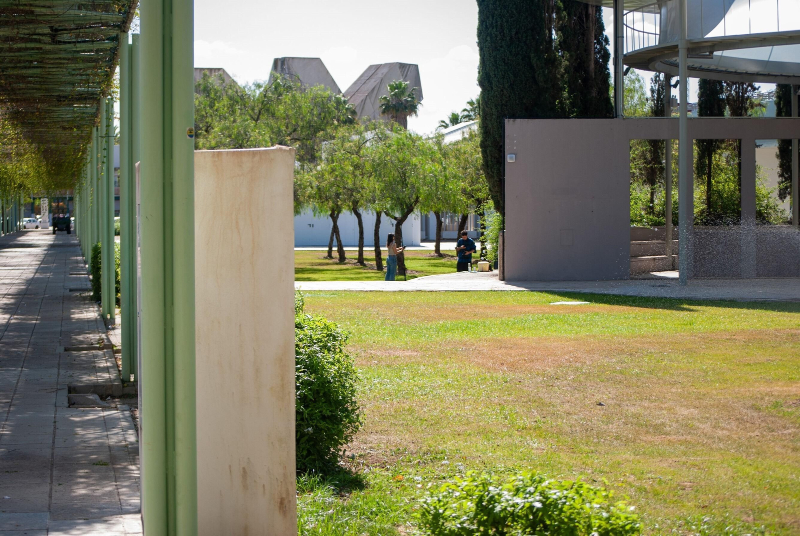 Fotogalería de las instalaciones del proyecto Cartuja Qnat, el aire natural para Sevilla