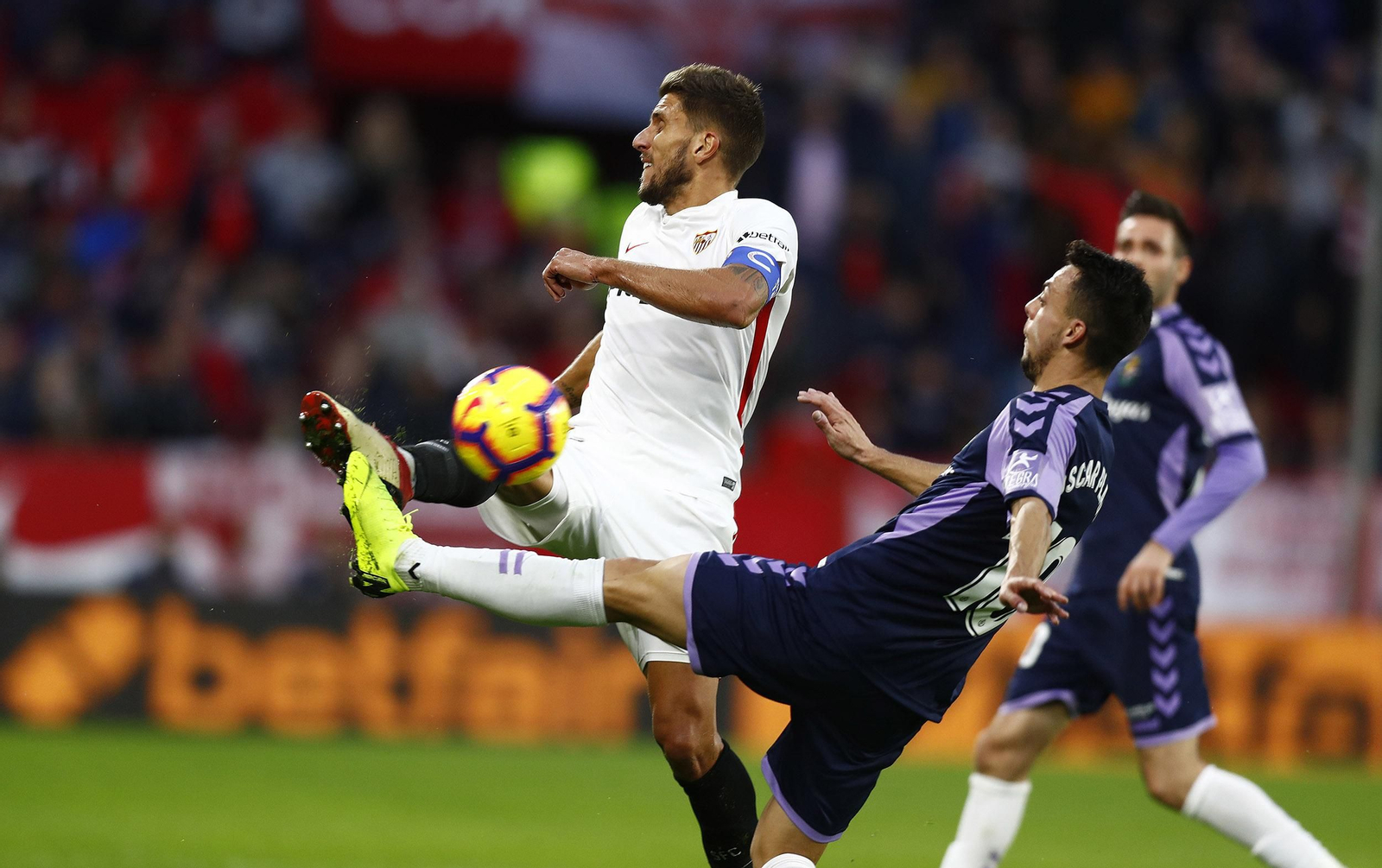 El Sevilla-Valladolid, en imágenes