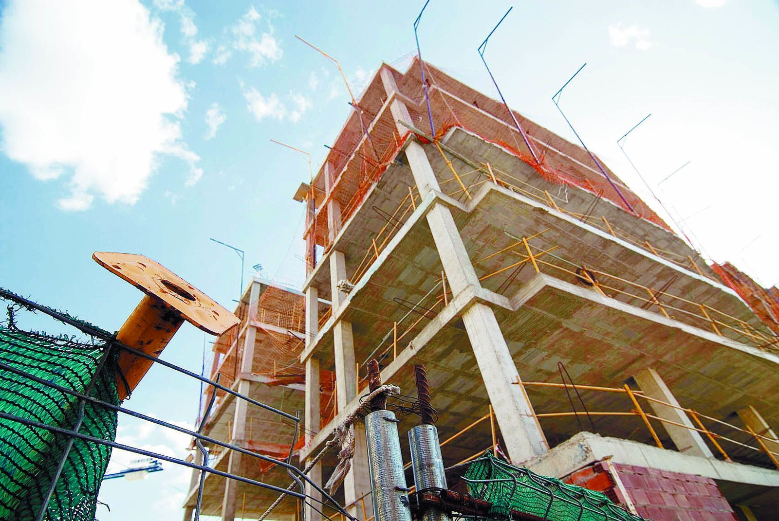 Edificio en construcción.