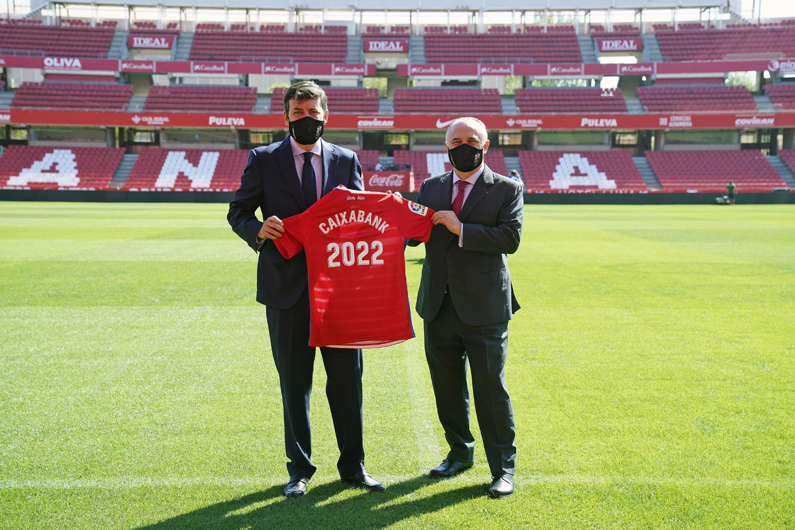 CaixaBank renueva el patrocinio del Granada Club de Fútbol hasta 2023