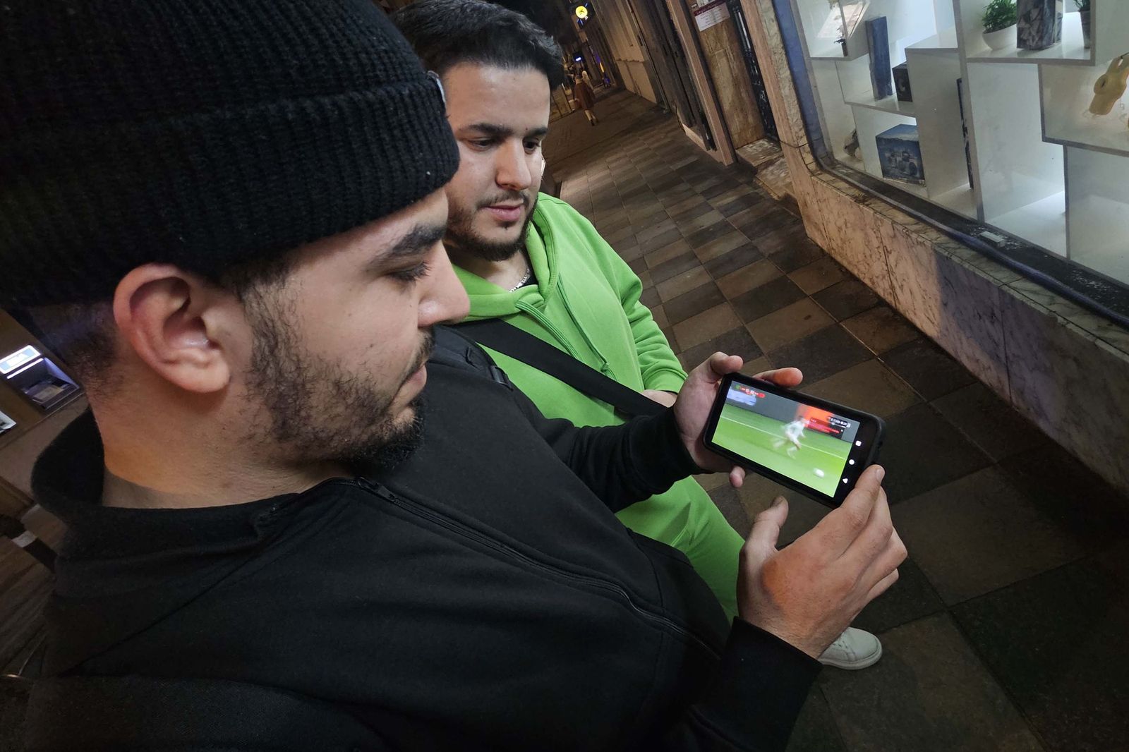 Las fotos de cómo se vivió en Algeciras el Zambia - Marruecos de la Copa de África