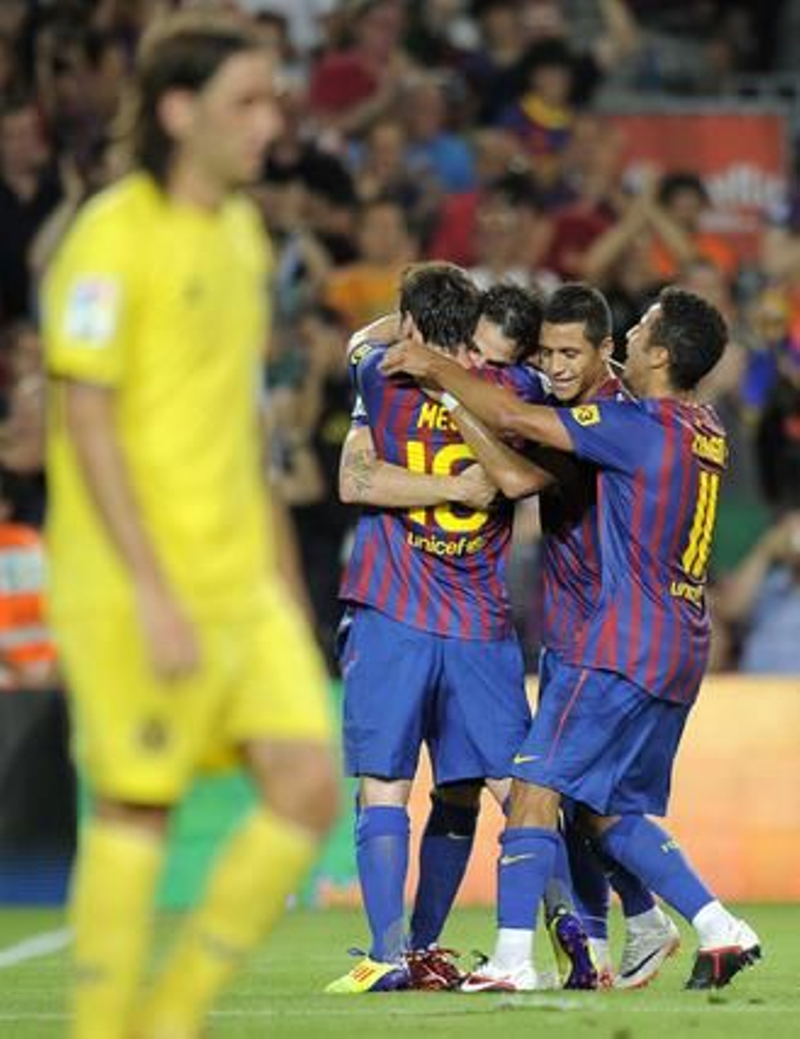 El Barcelona comienza la Liga arrollando al Villarreal en el Camp Nou (5-0). / AFP