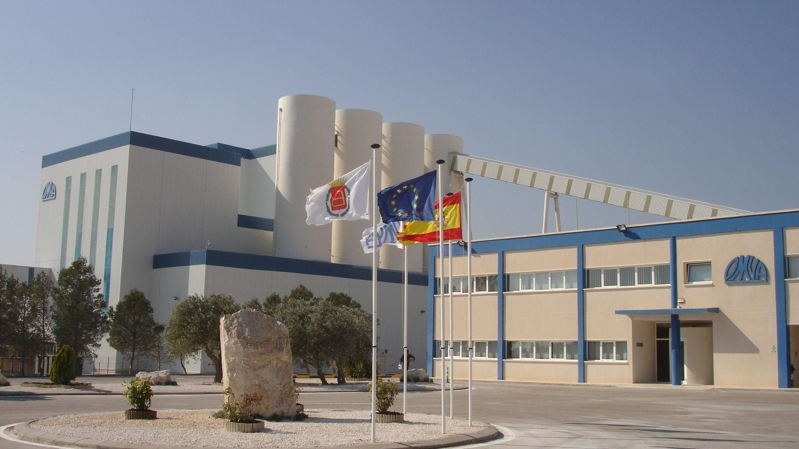 Planta de producción del grupo Omya Clariana en Purchena