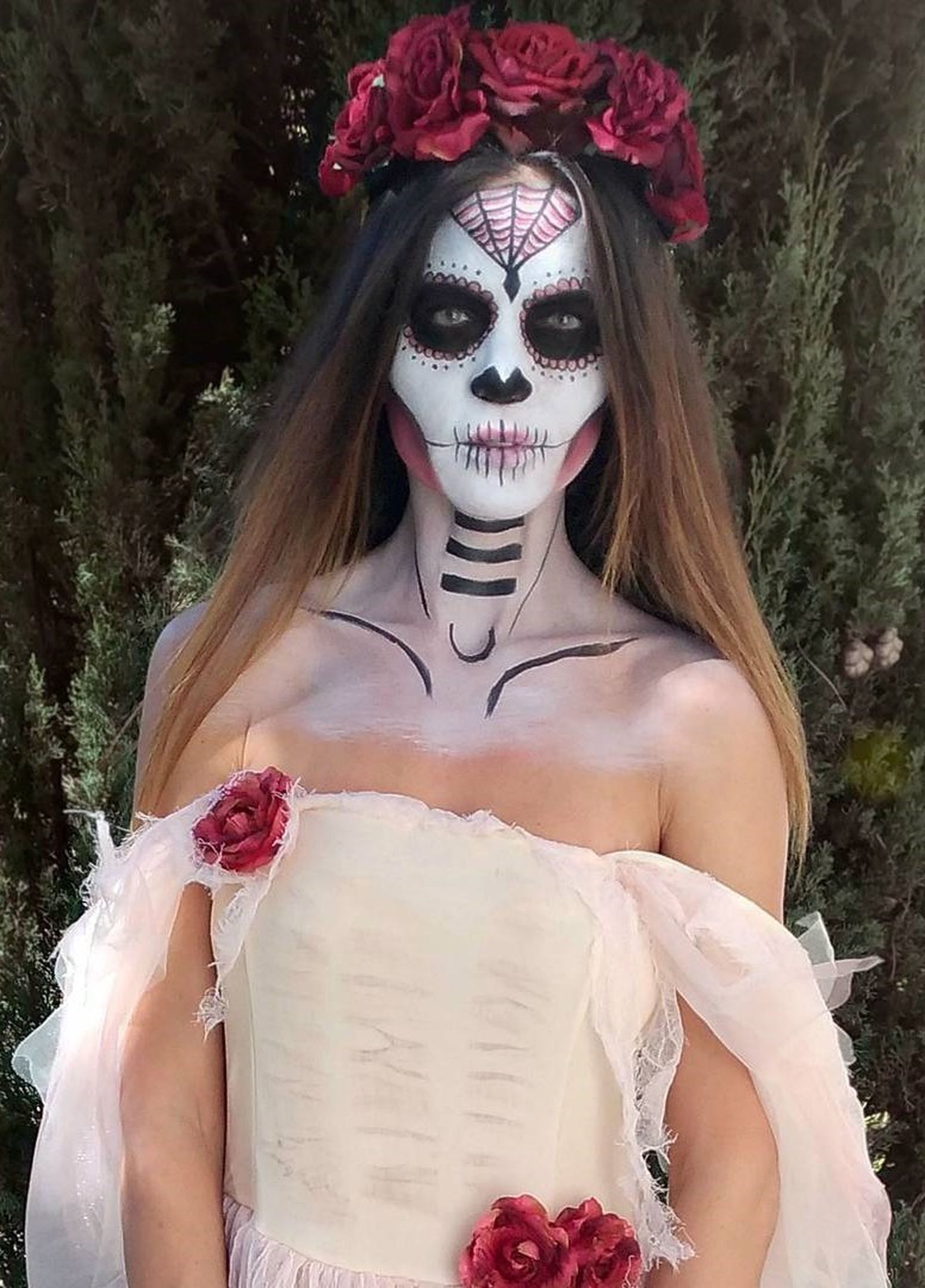 Maquillaje de catrina, de @excess_makeup