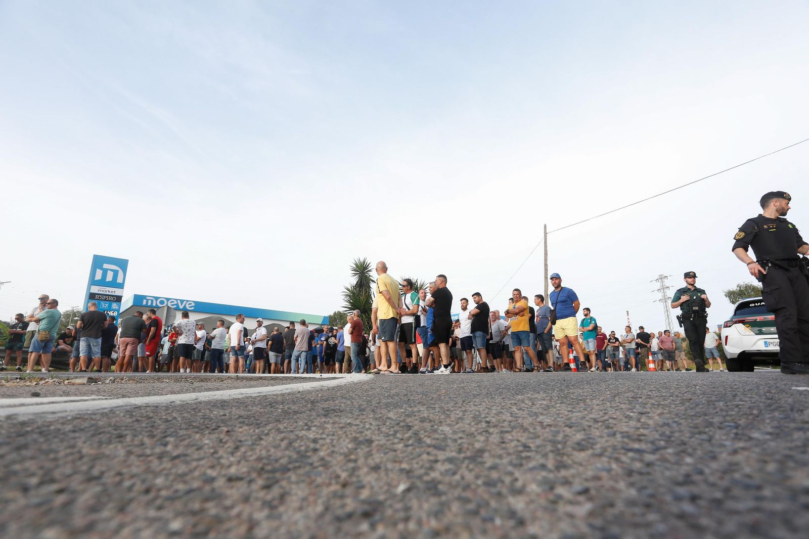 Fotos del segundo día de la huelga del metal en el Campo de Gibraltar