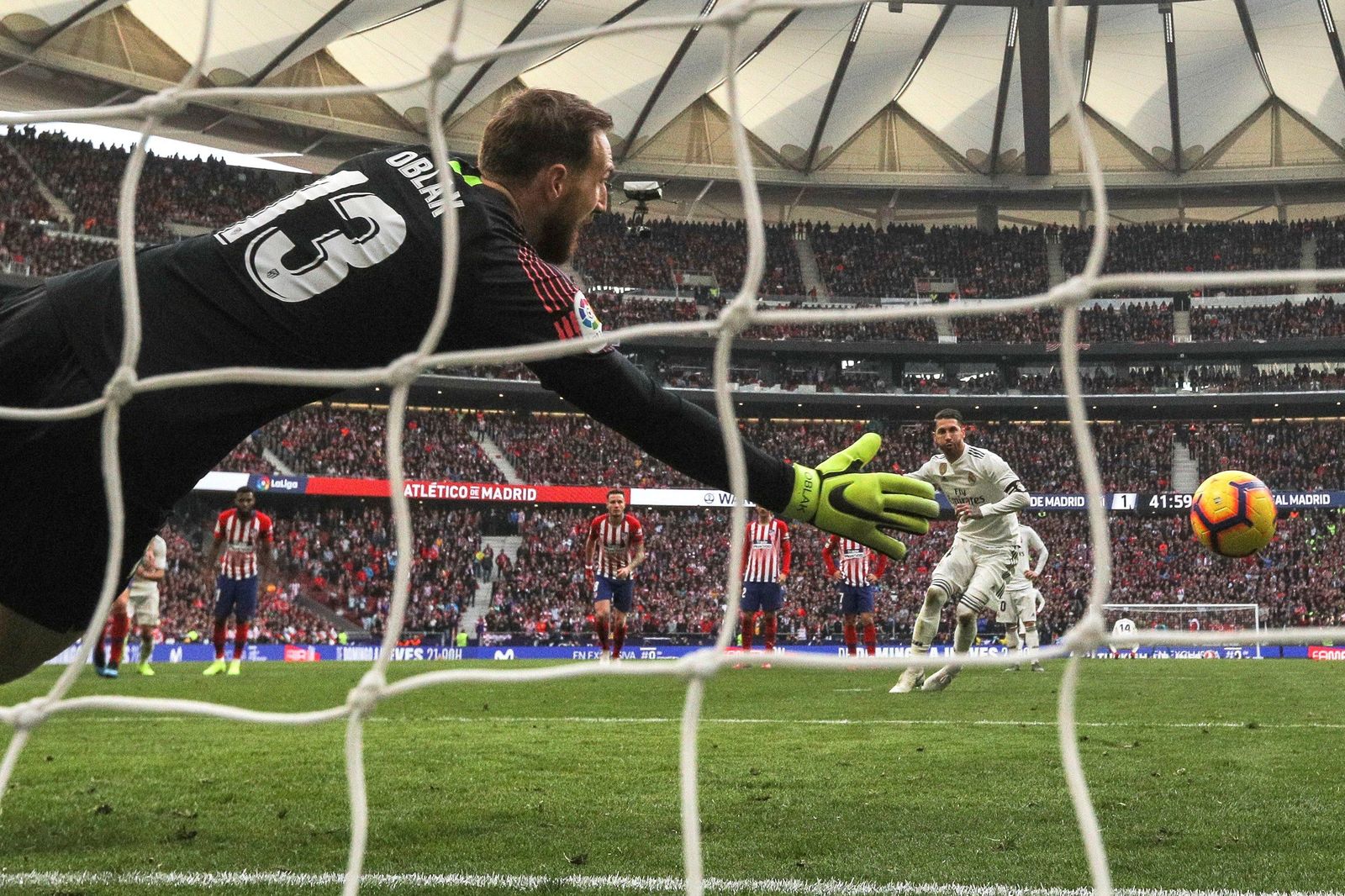 Las imágenes del Atlético de Madrid-Real Madrid