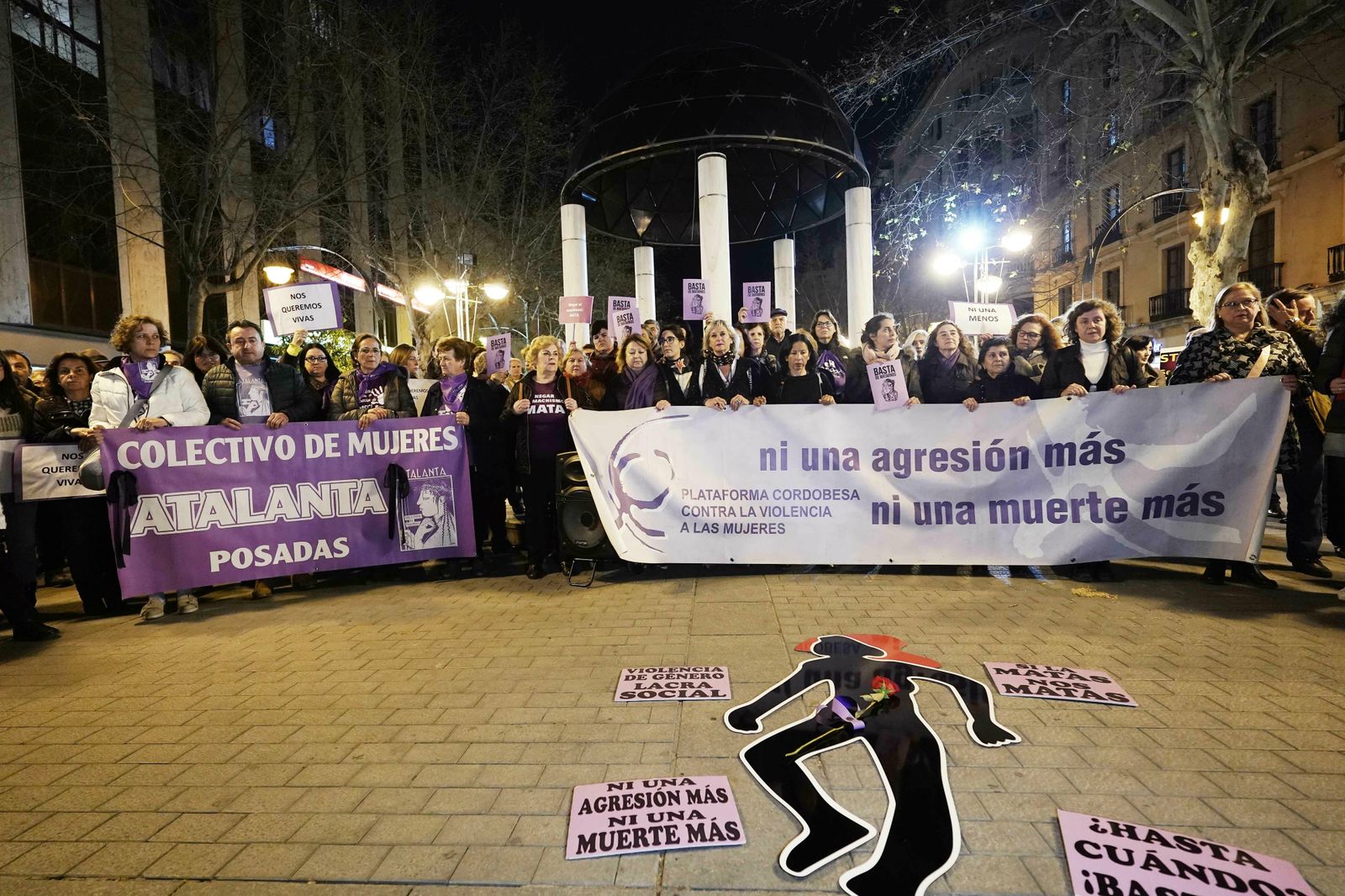 Última concentración de la Plataforma Cordobesa Contra la Violencia a las Mujeres.