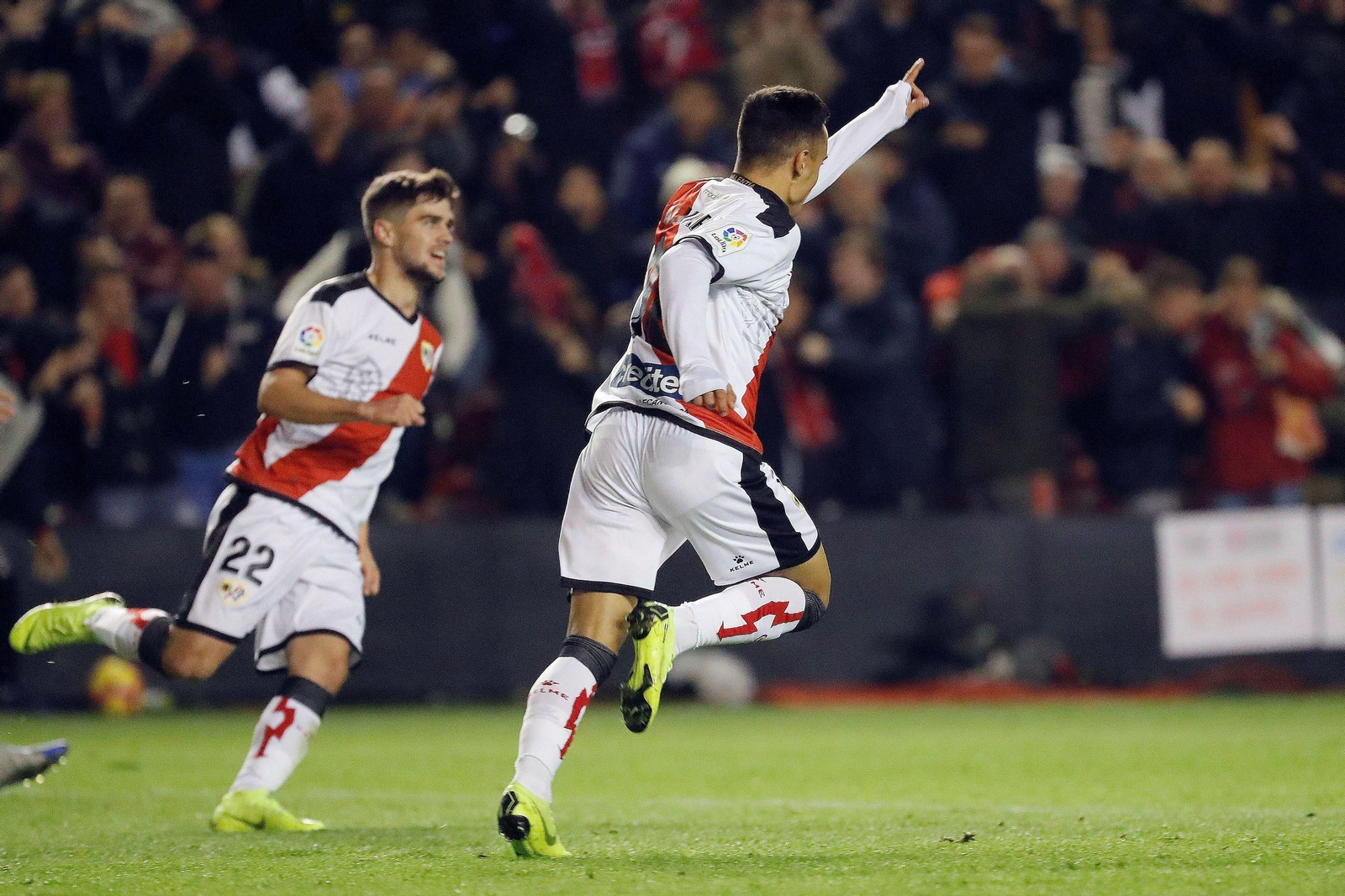 El Rayo Vallecano-Barcleona, en imágenes